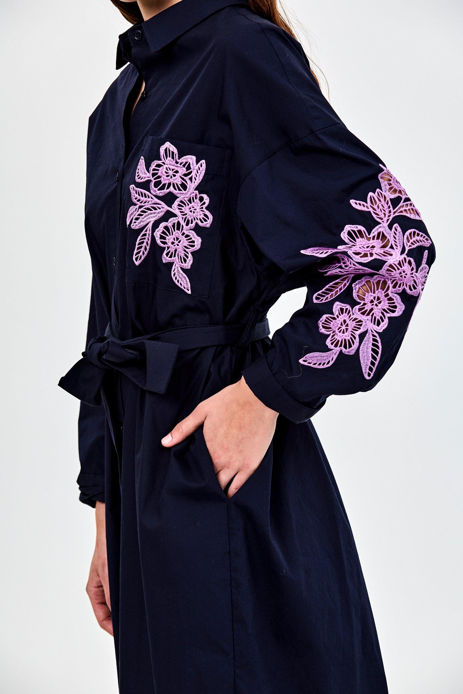 CKS - DANTO - long dress - dark blue