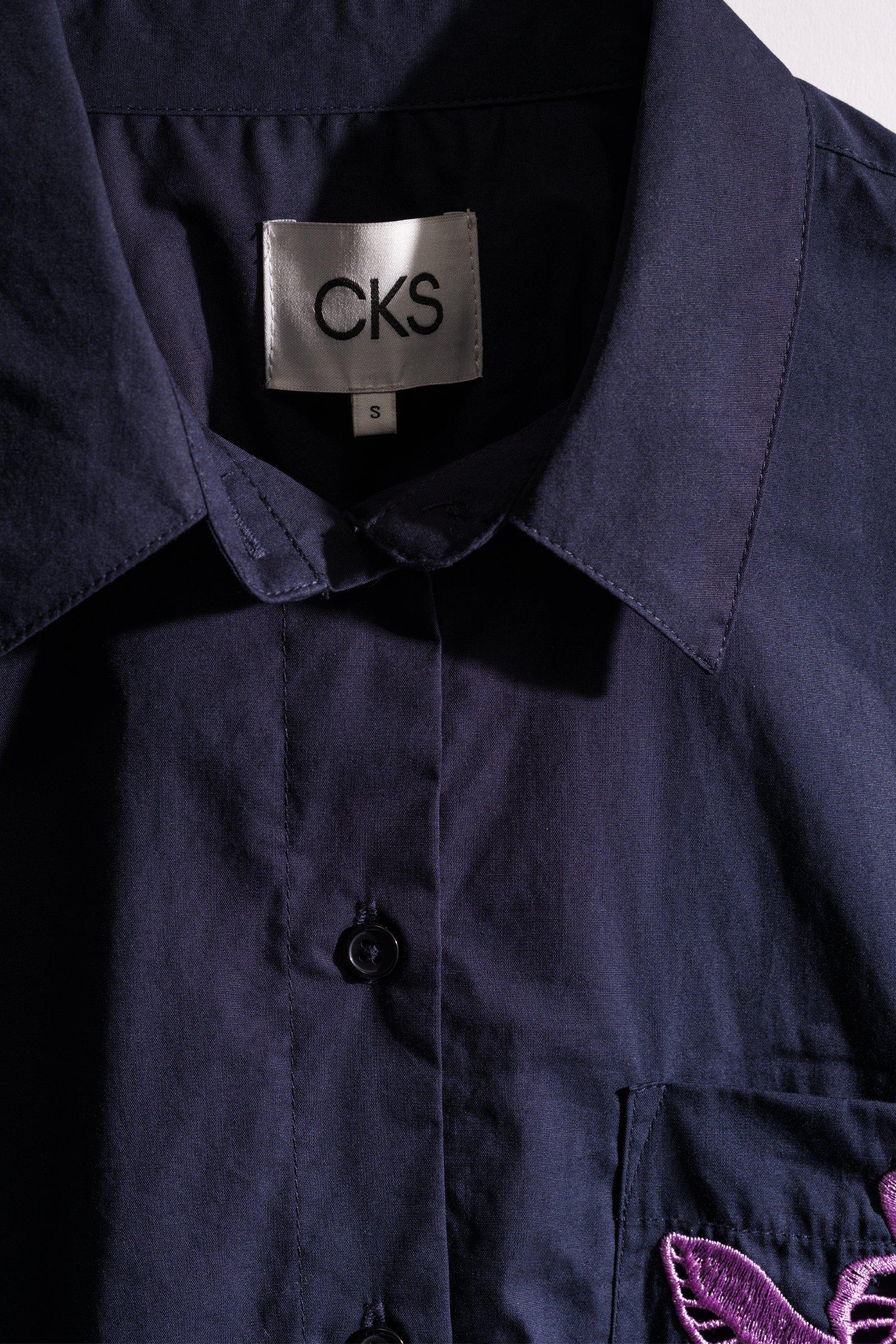 CKS - STANDA - Bluse Lange &Auml;rmel - Dunkelblau