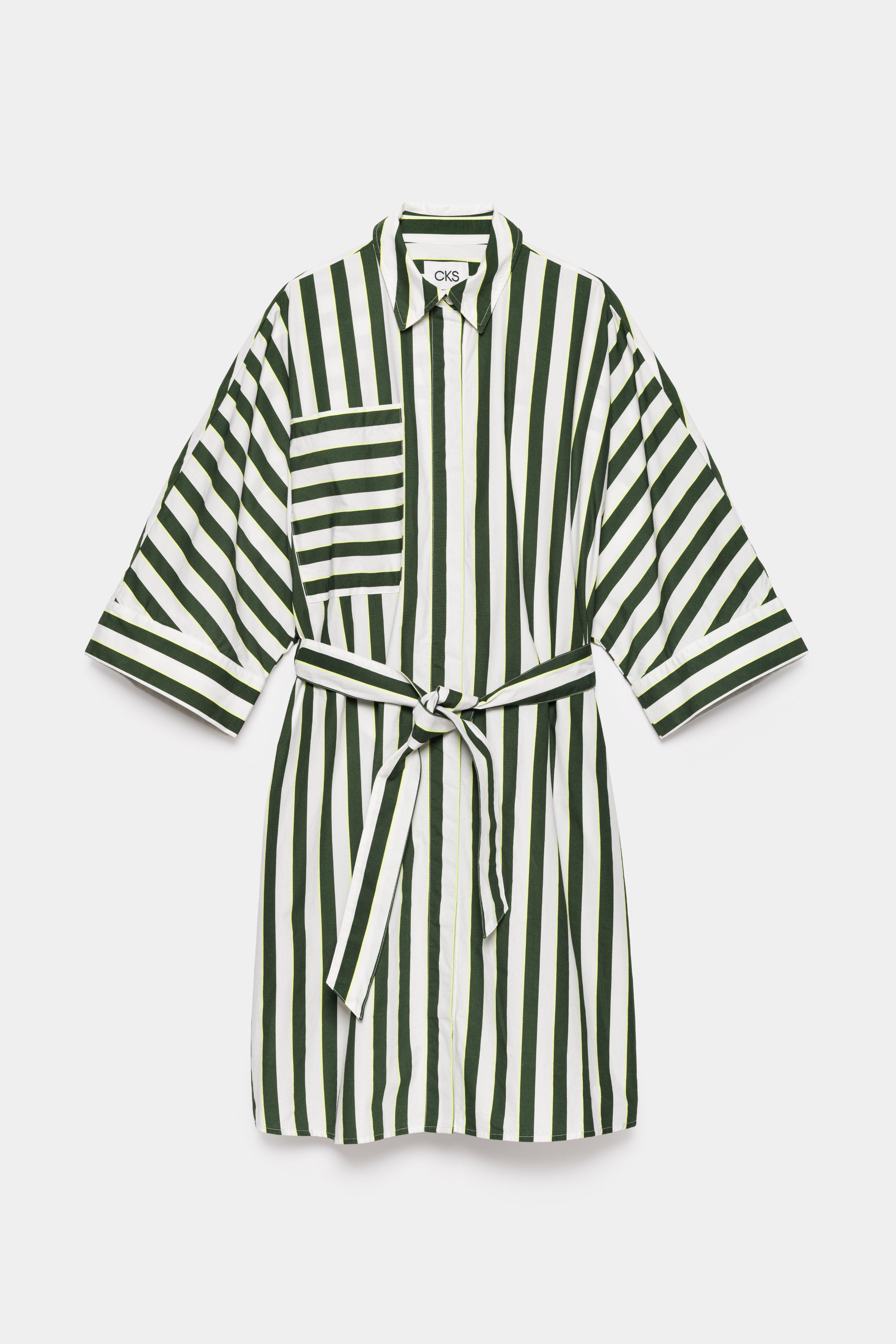 CKS - DALIAN - short dress - dark green