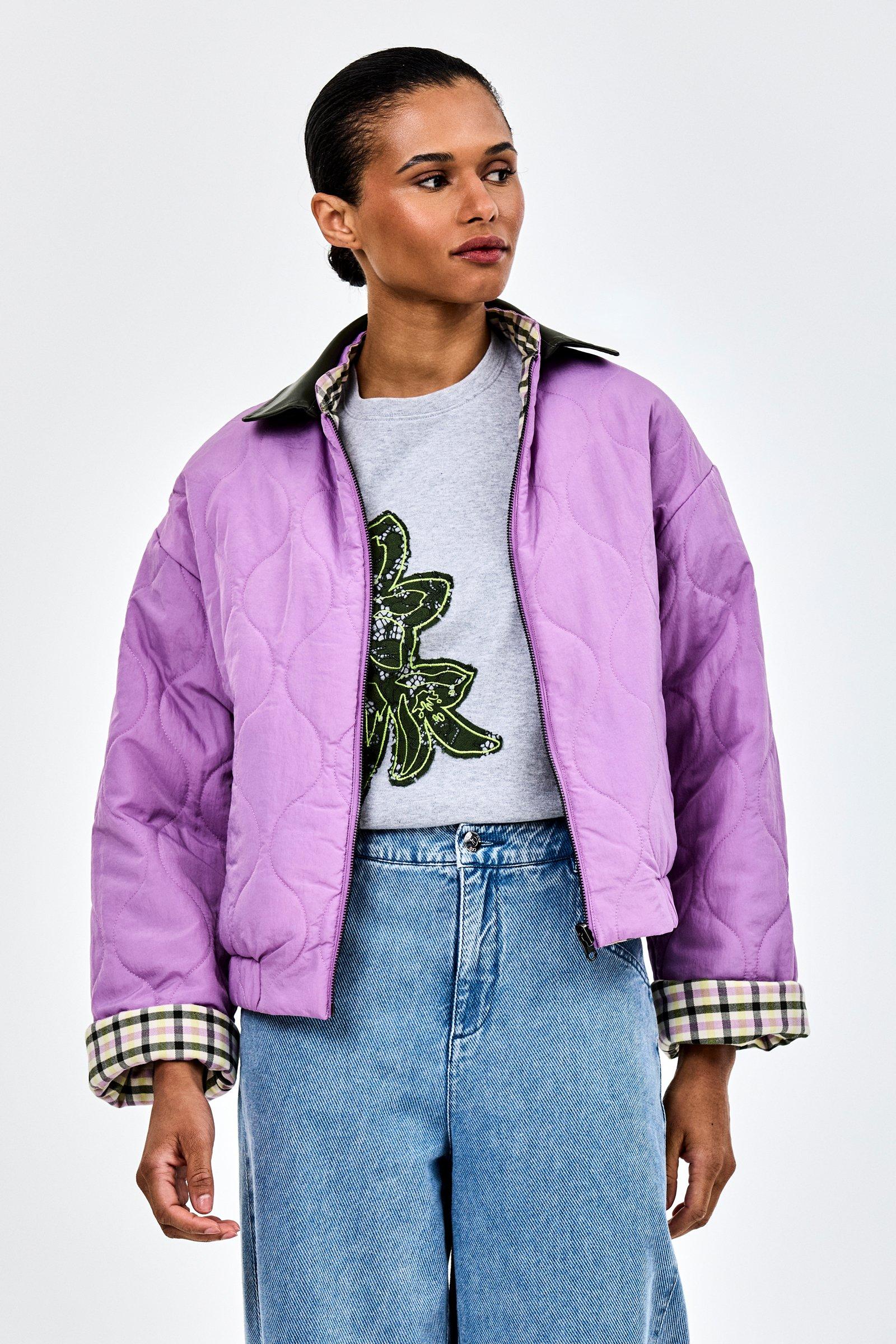 CKS - COCOA - veste courte - lilas