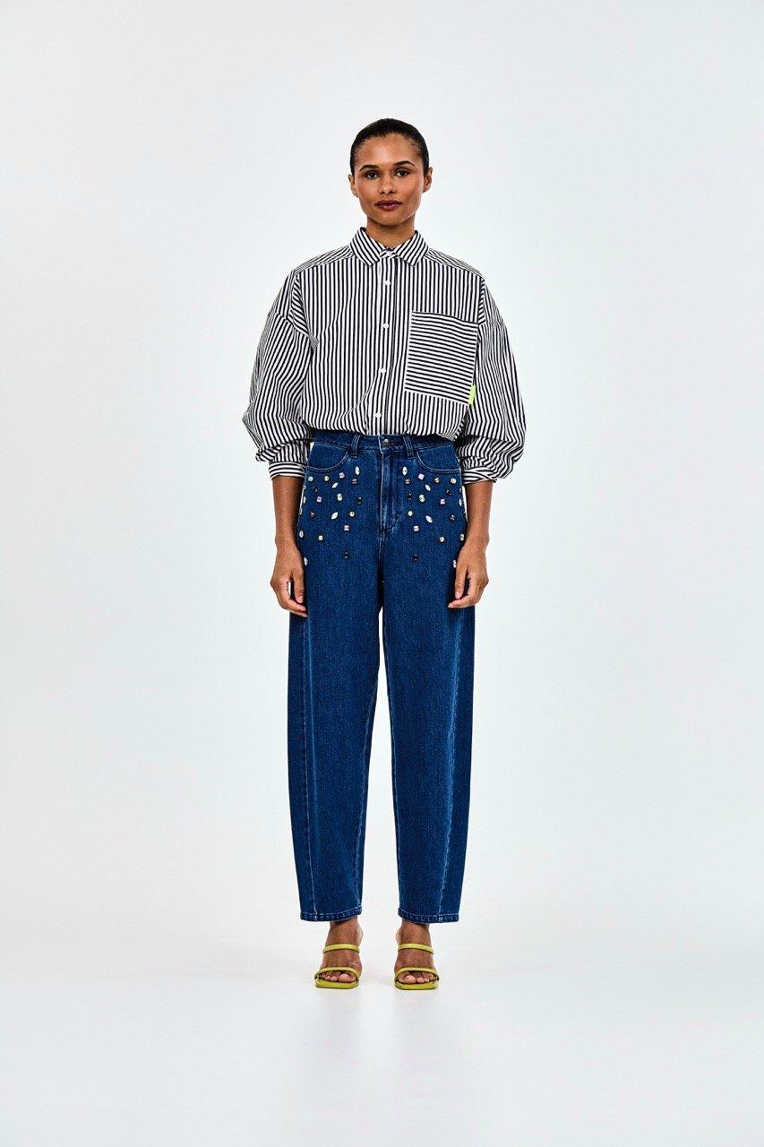 CKS - TIZZY - Lange Hose - Blau