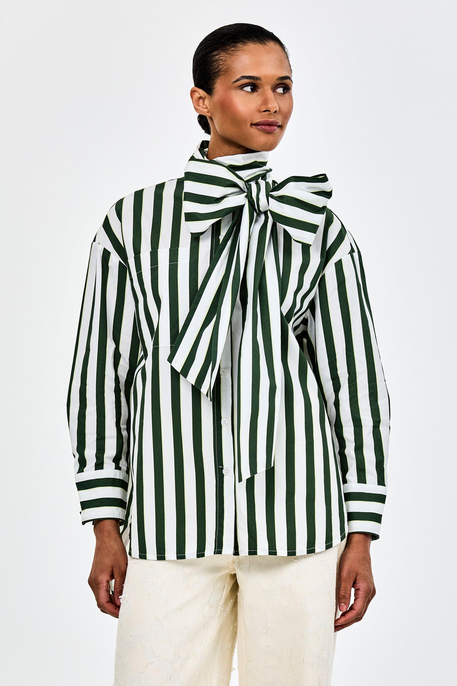 CKS - SASHA - blouse long sleeves - dark green