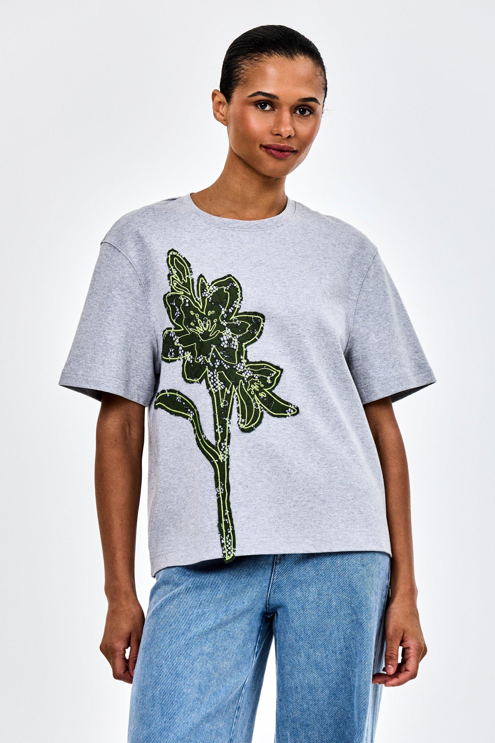 CKS - SARIA - T-Shirt Kurzarm - Grau