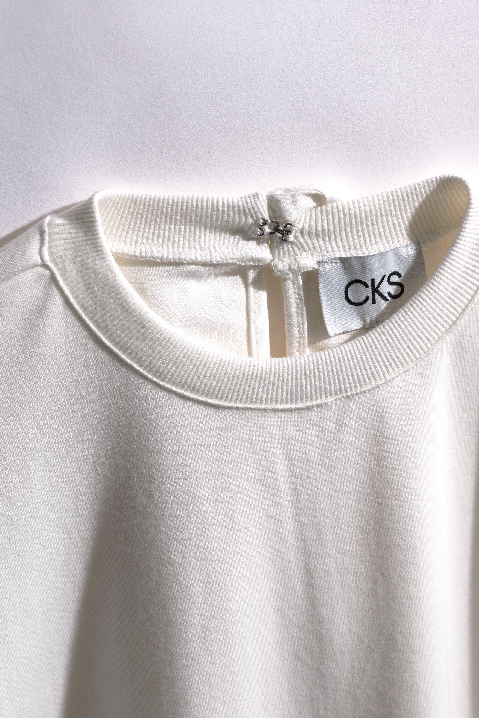 CKS - TIE - T-Shirt Kurzarm - Wei&szlig;