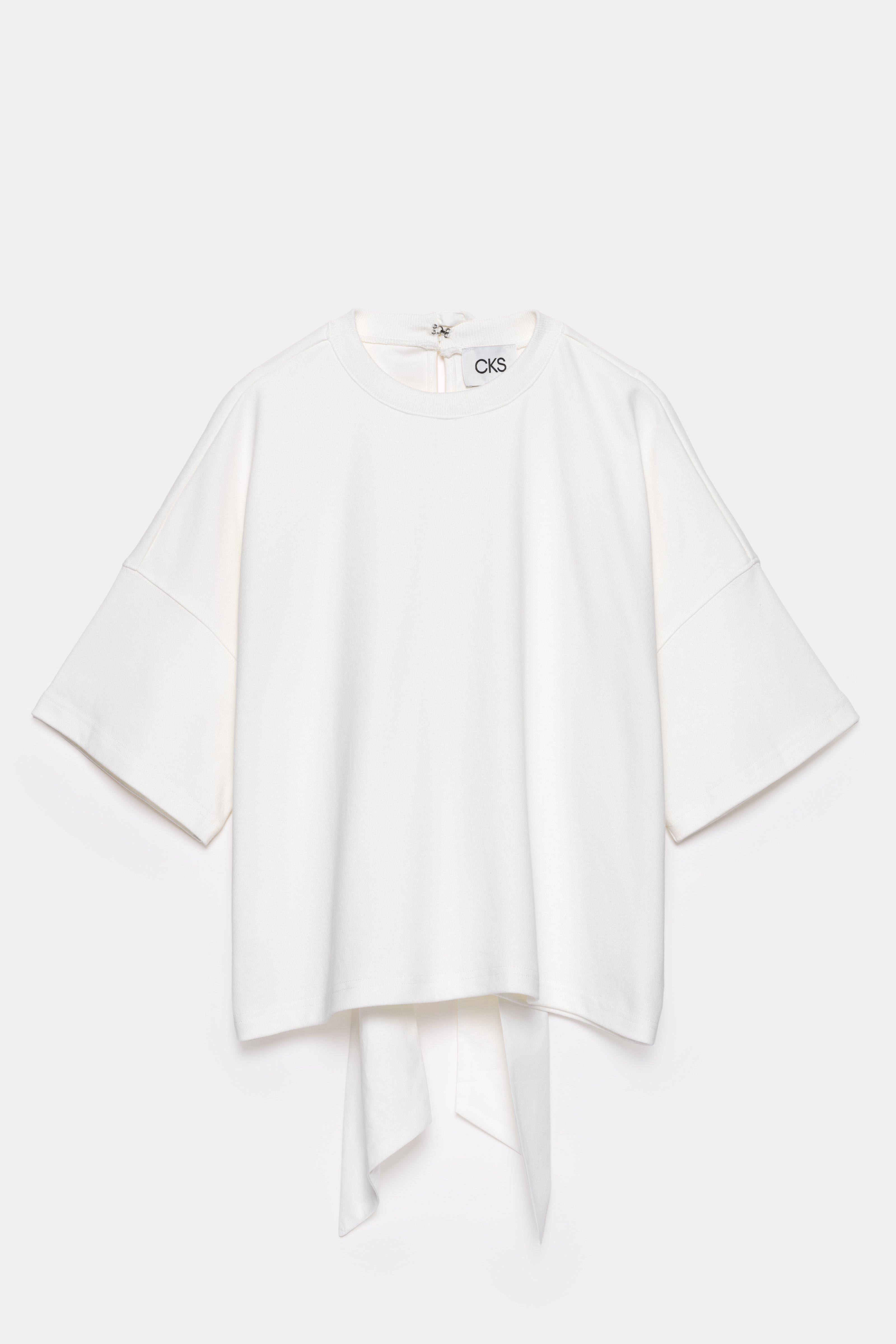 CKS - TIE - t-shirt short sleeves - white