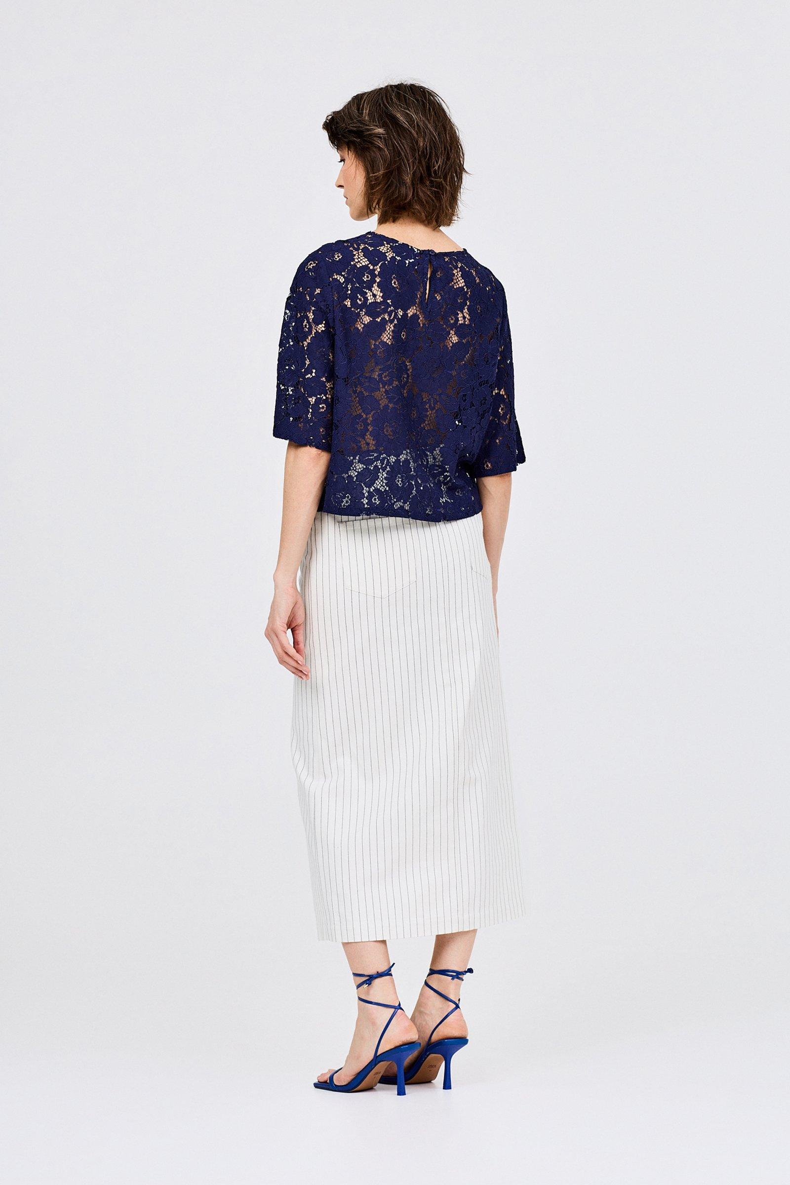 CKS - SKILLA - lange rok - lichtbeige