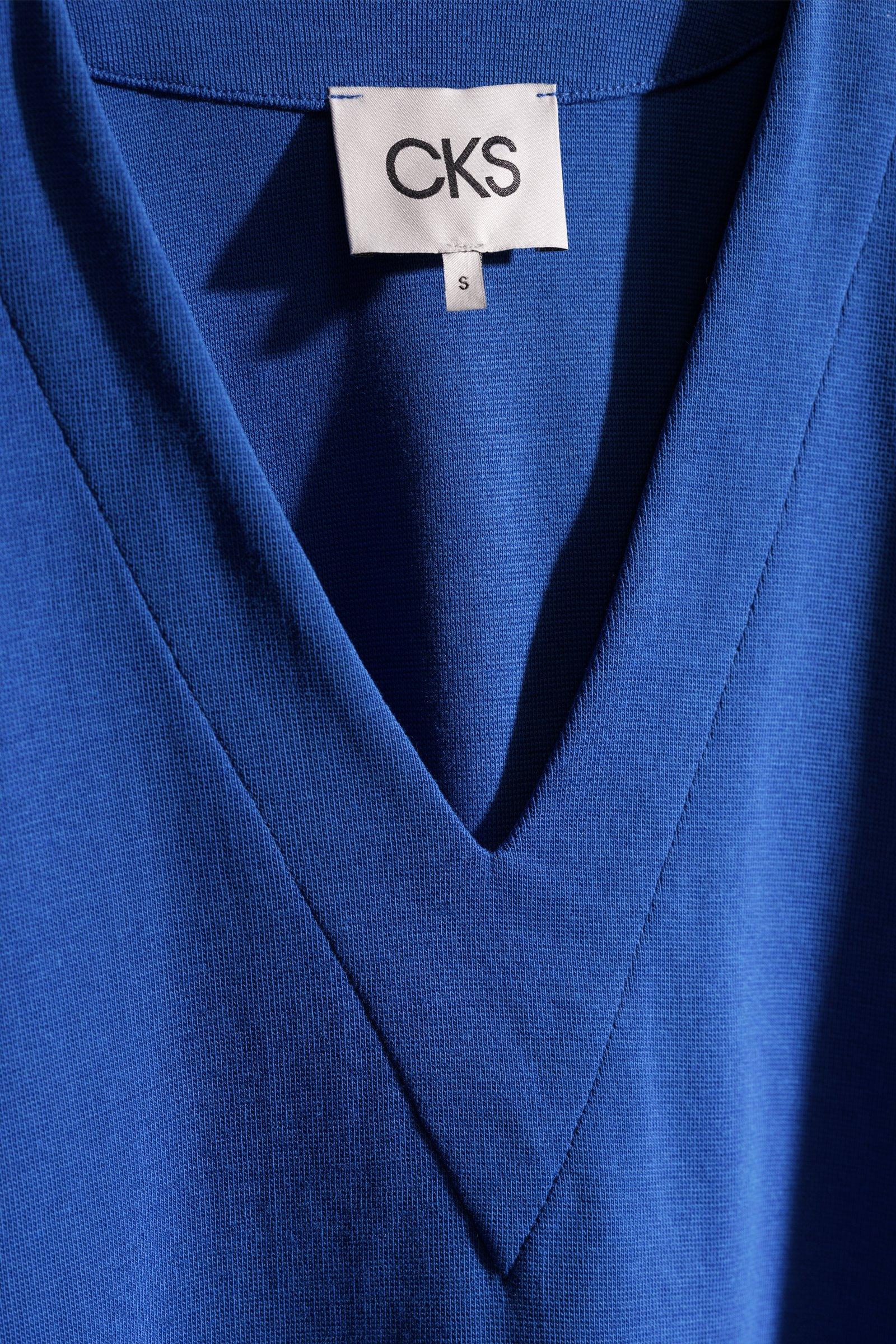 CKS - SABA - sleeveless top - vivid blue