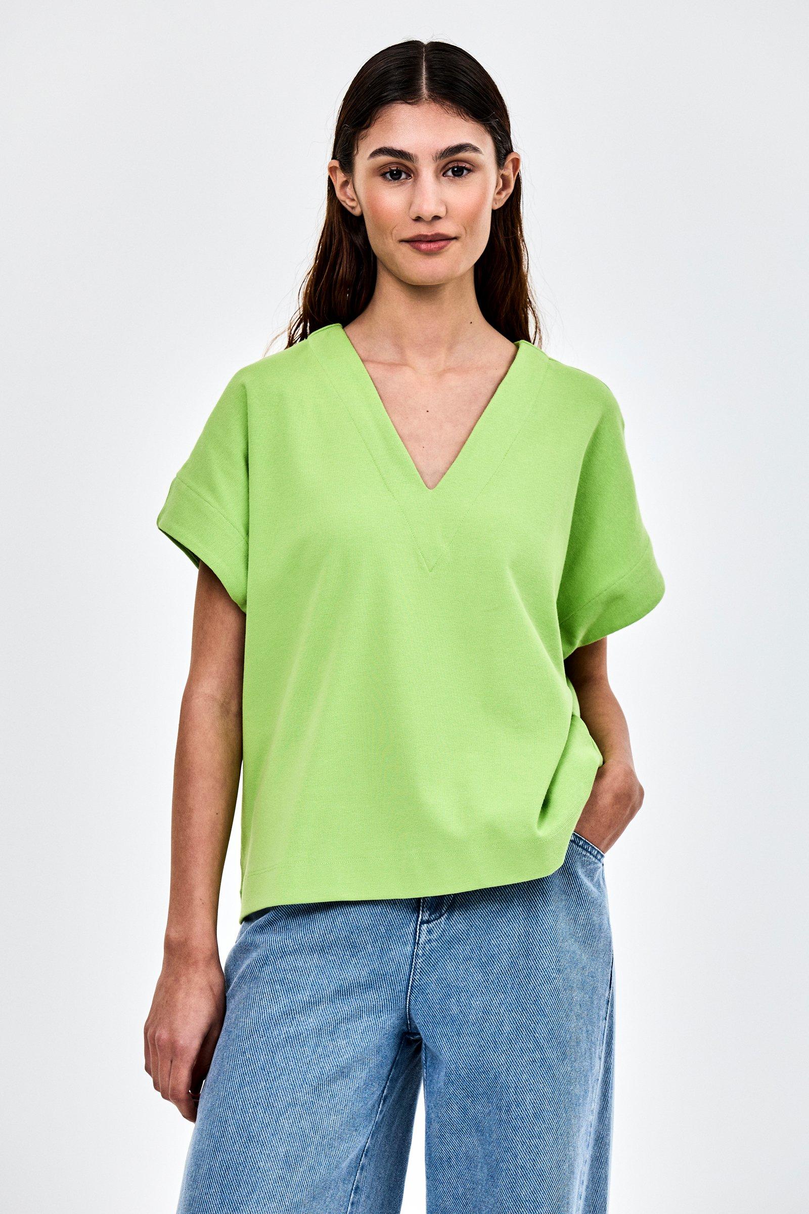 CKS - SABA - sleeveless top - bright green