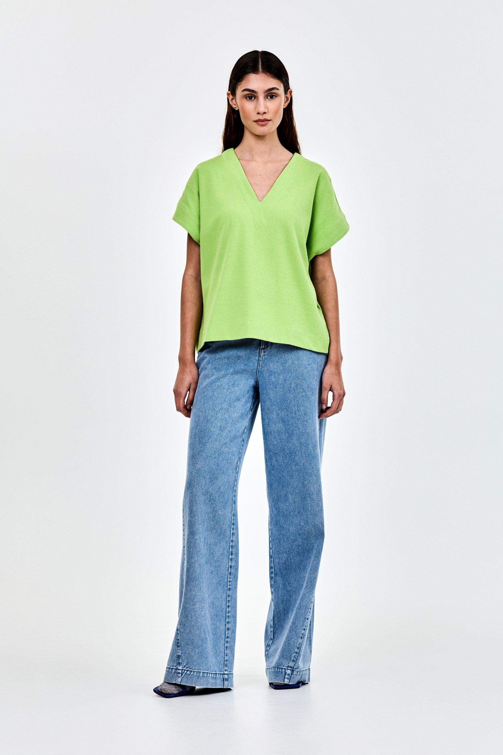 CKS - SABA - sleeveless top - bright green
