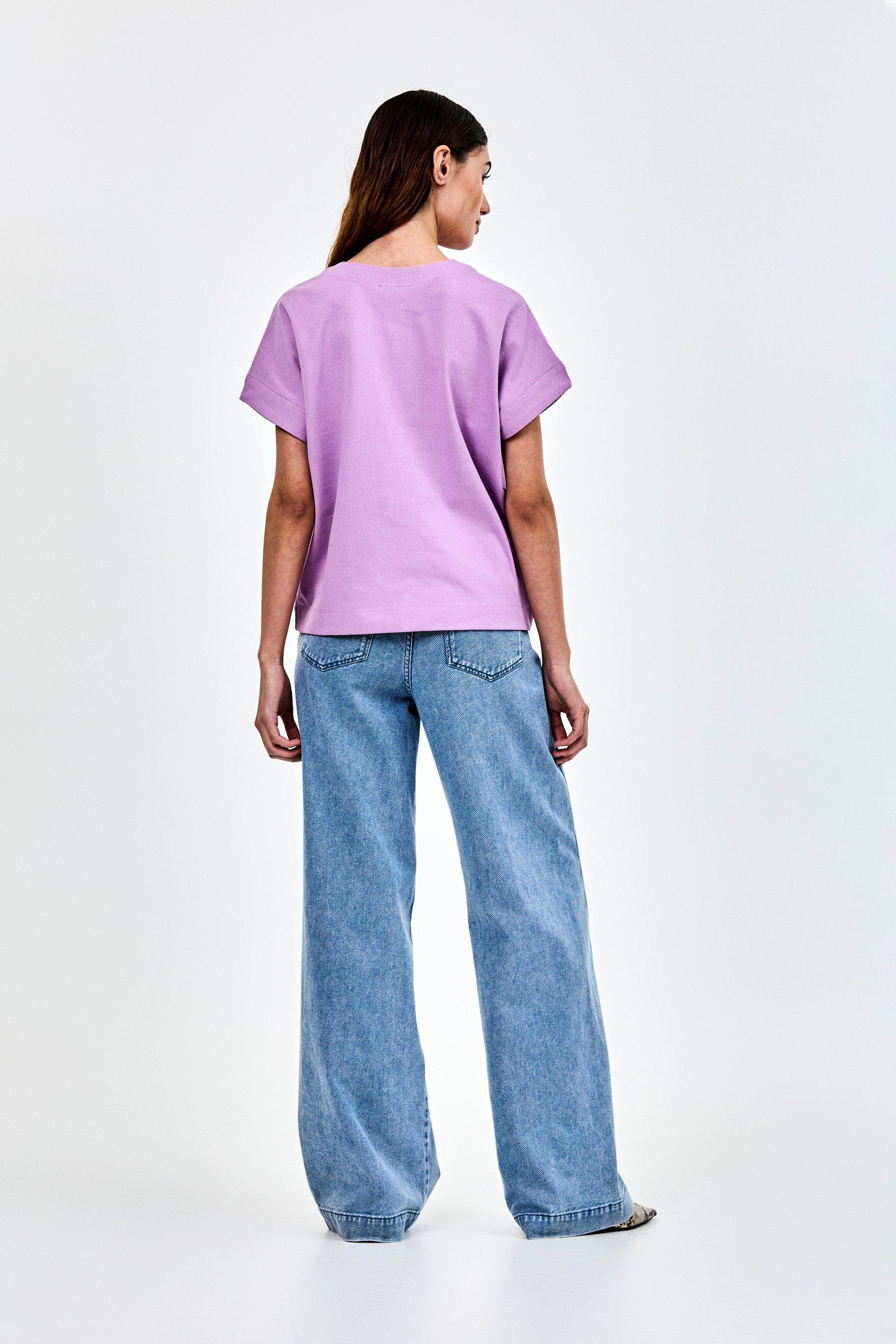 CKS - SABA - top sans manches - lilas