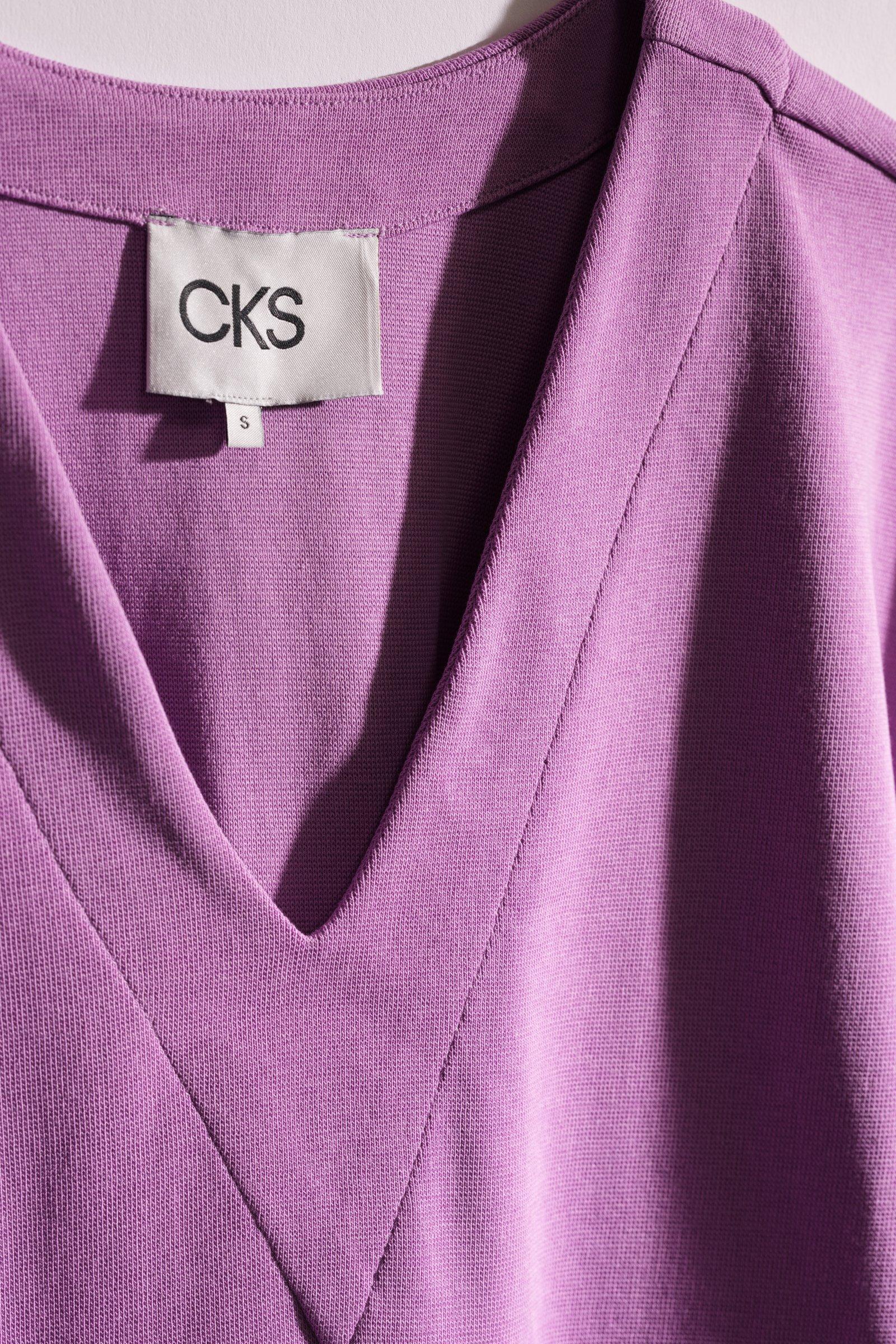 CKS - SABA - top sans manches - violet