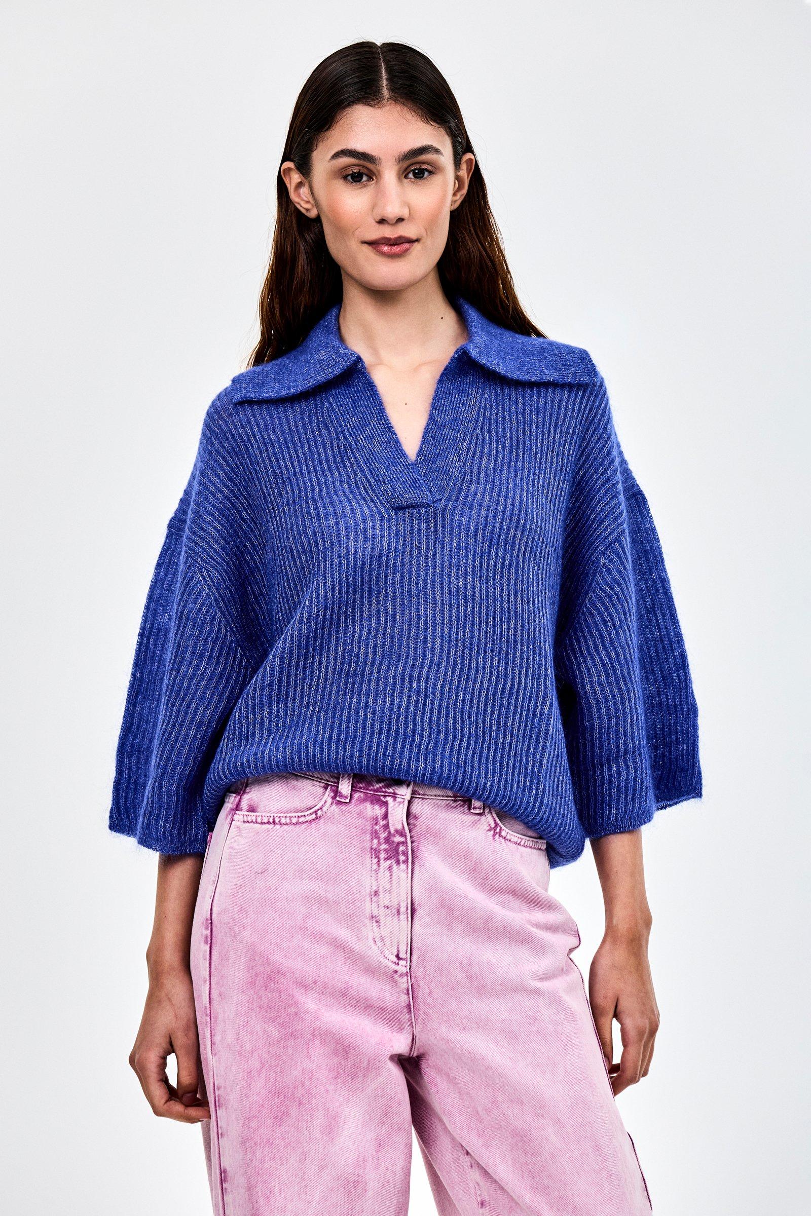 CKS - PLASTER - pullover - bleu vif