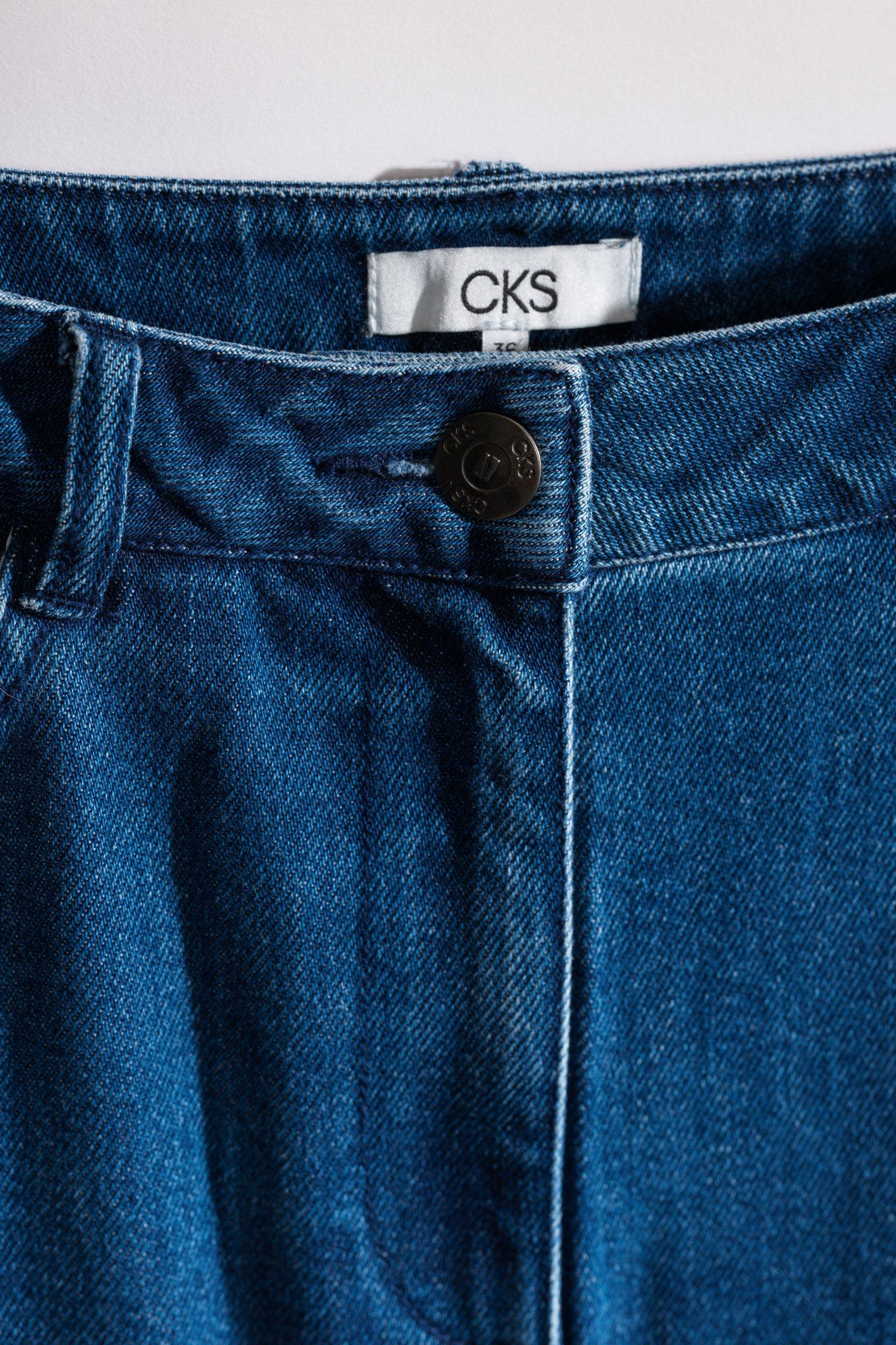 CKS - SKOOBY - jupe longue - bleu