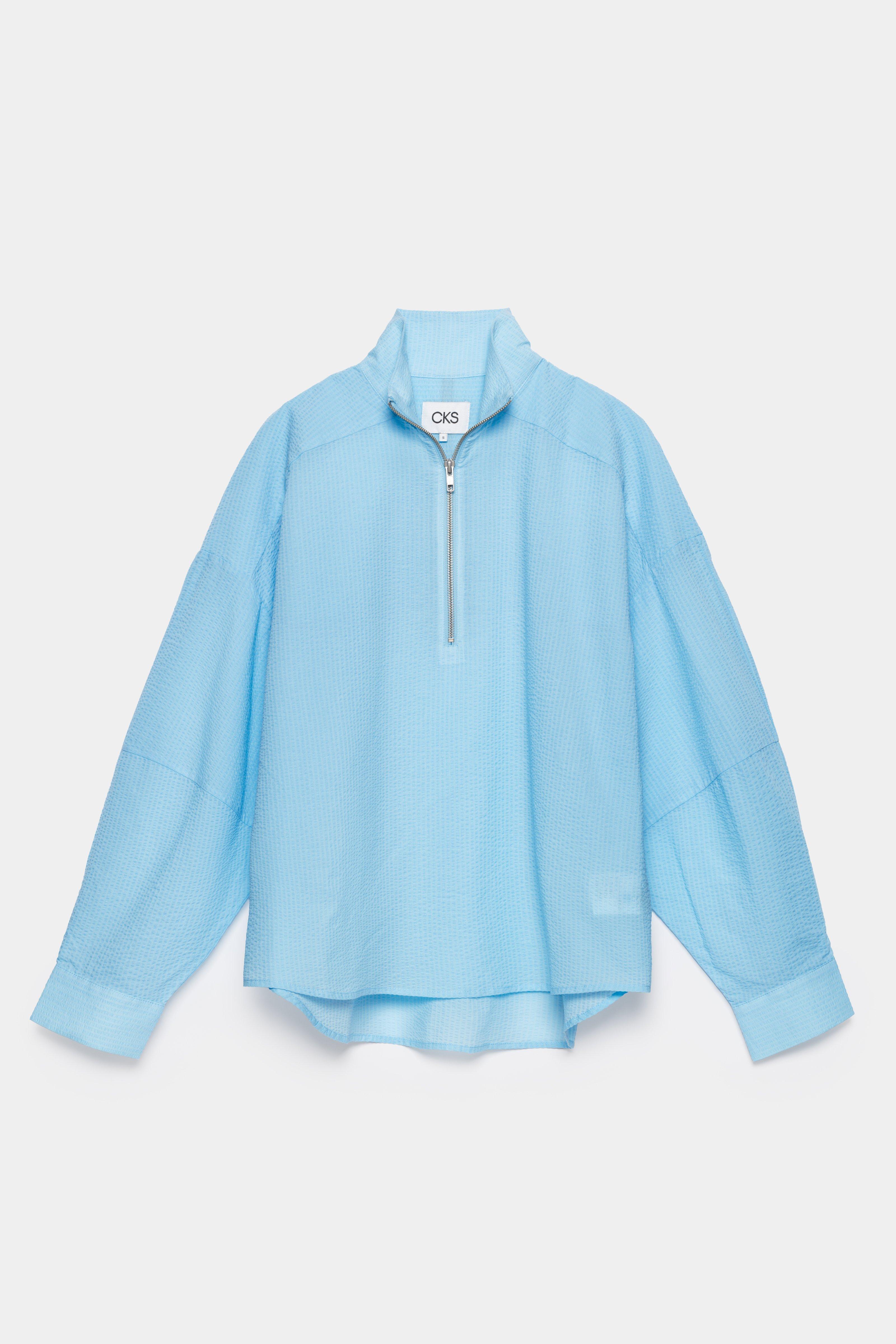 CKS - SILVALA - blouse long sleeves - light blue
