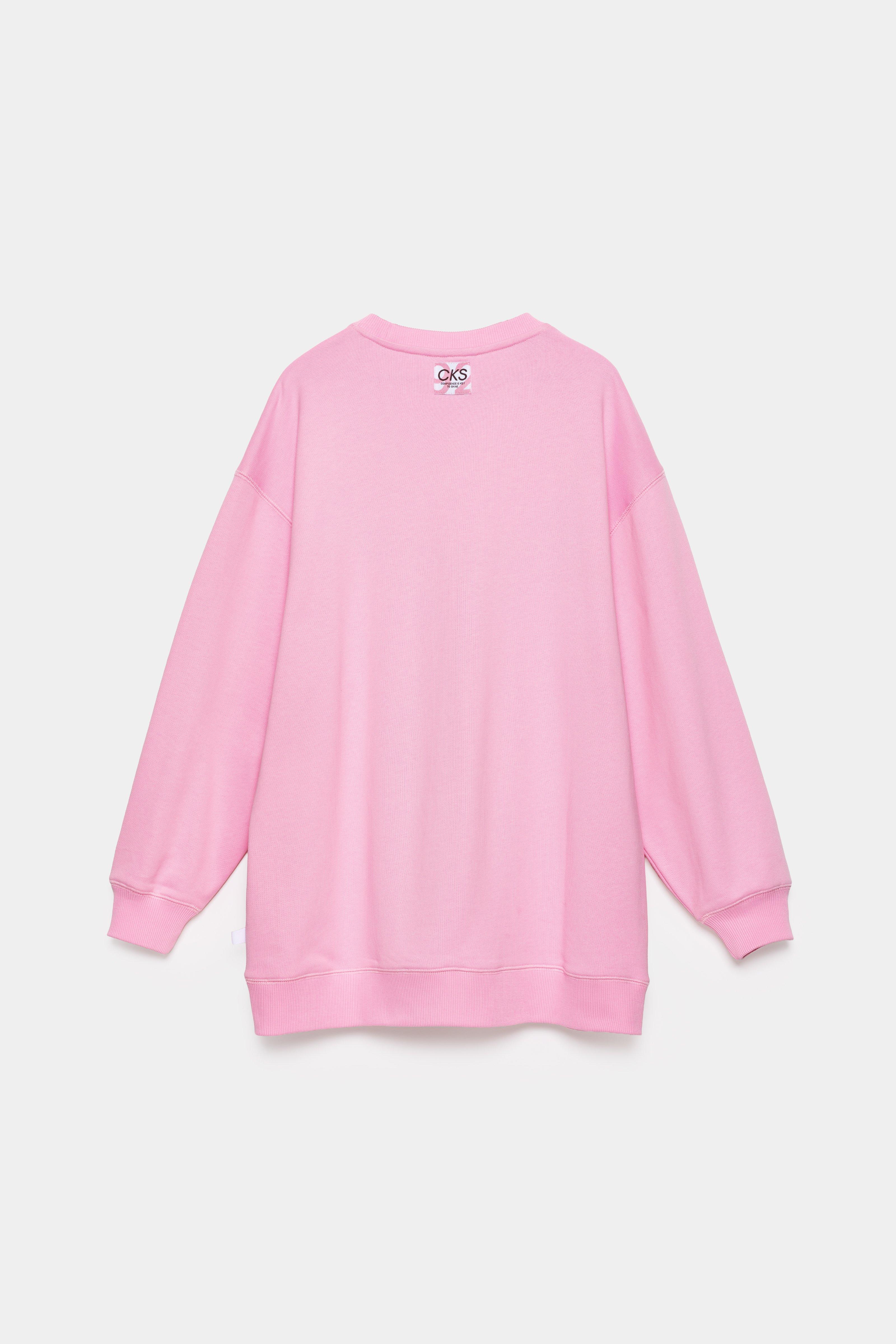 CKS - SWIRL - pullover - rose clair