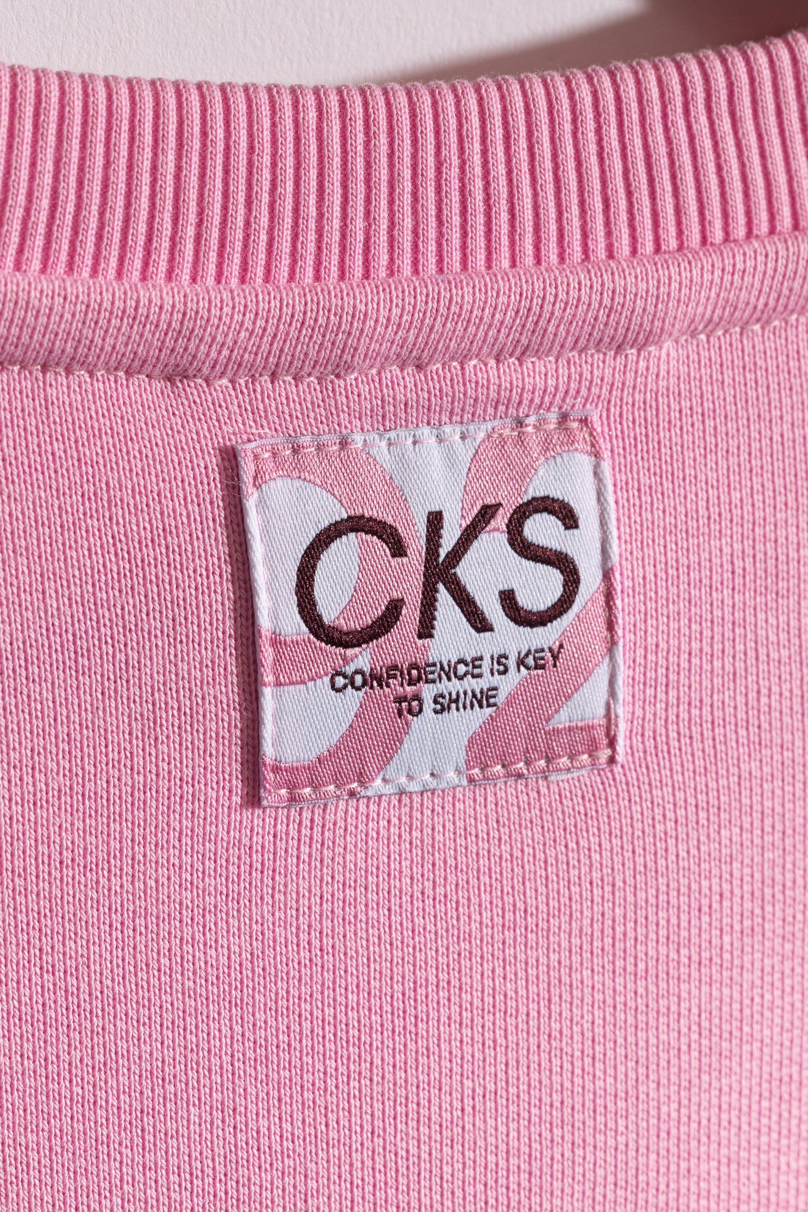 CKS - SWIRL - pullover - rose clair