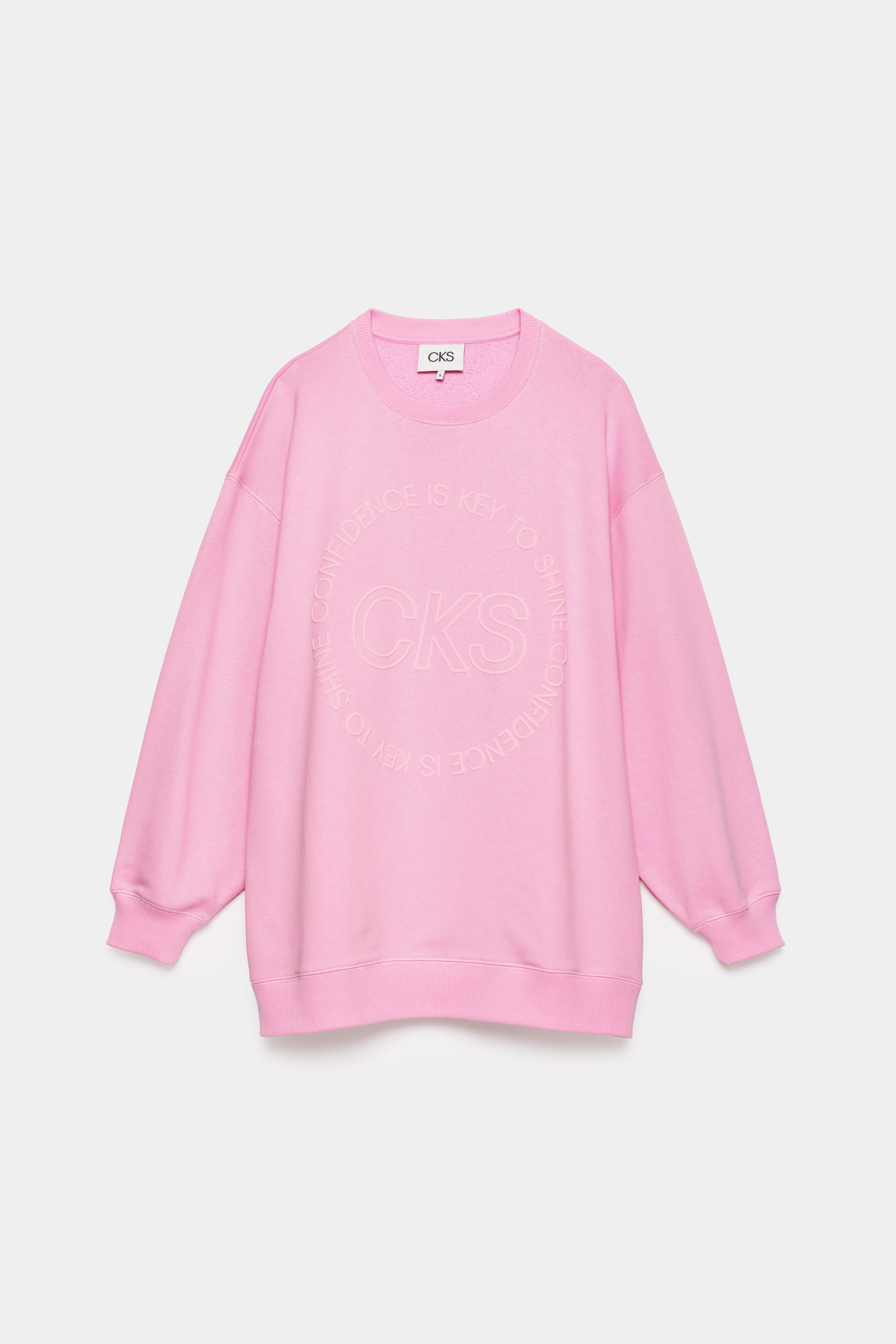 CKS - SWIRL - pullover - rose clair