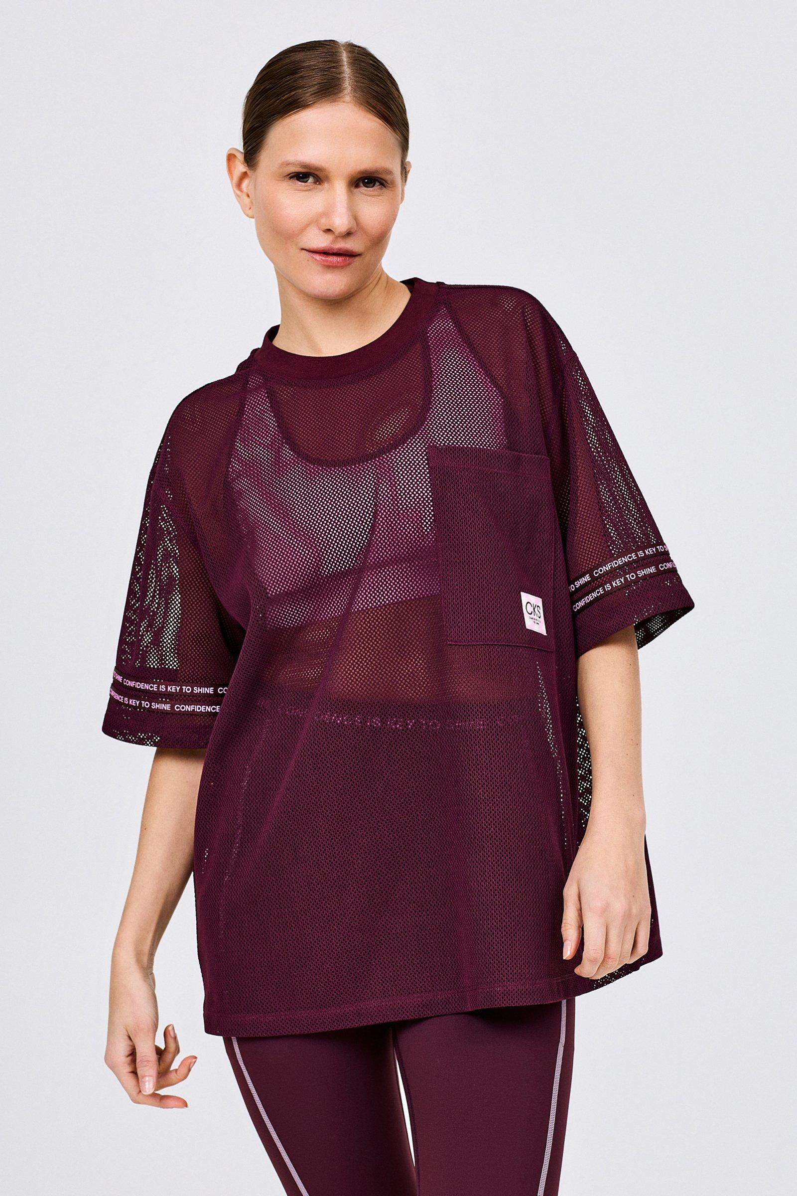 CKS - TESH - t-shirt &agrave; manches courtes - violet