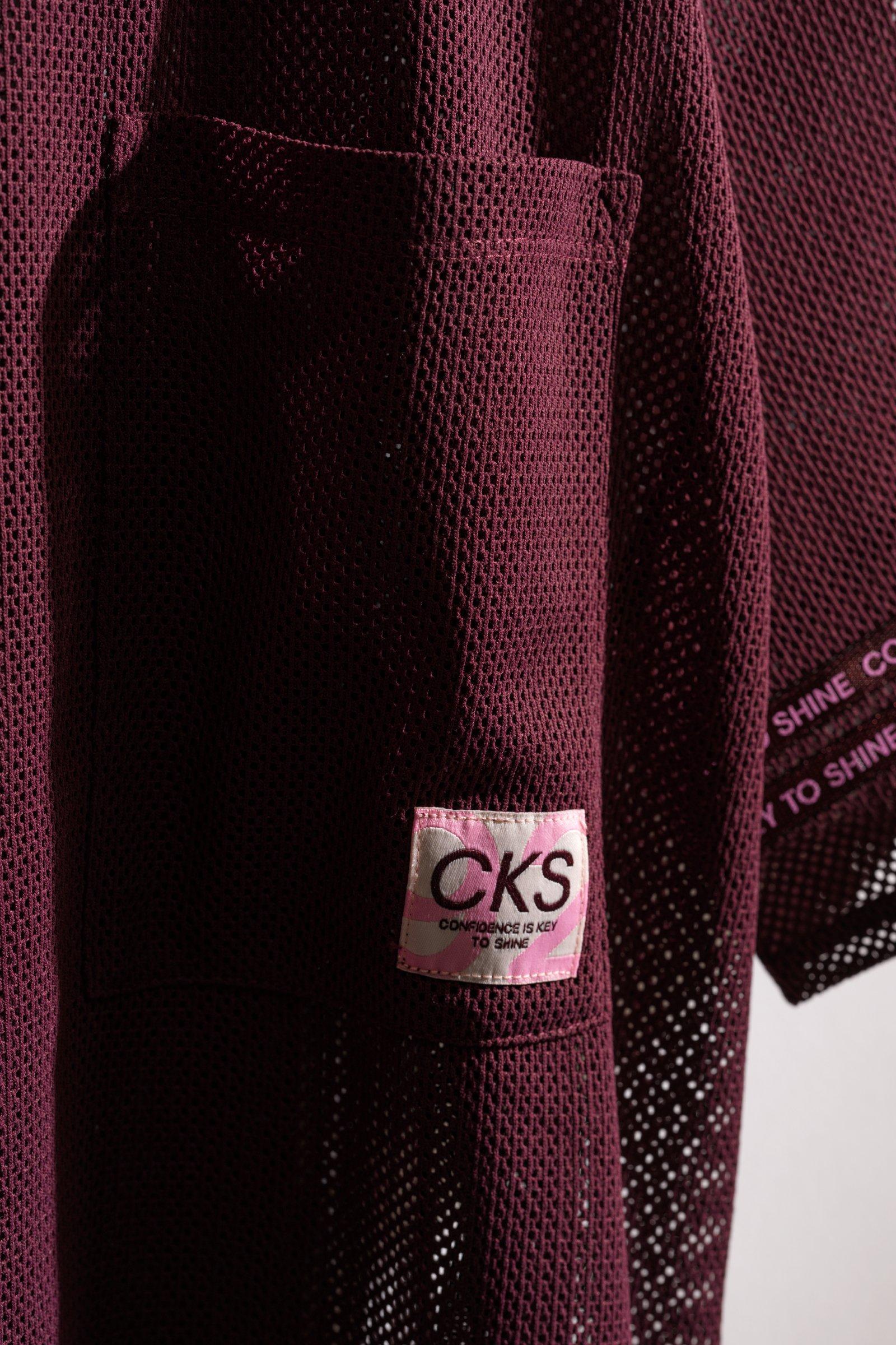 CKS - TESH - t-shirt short sleeves - burgundy