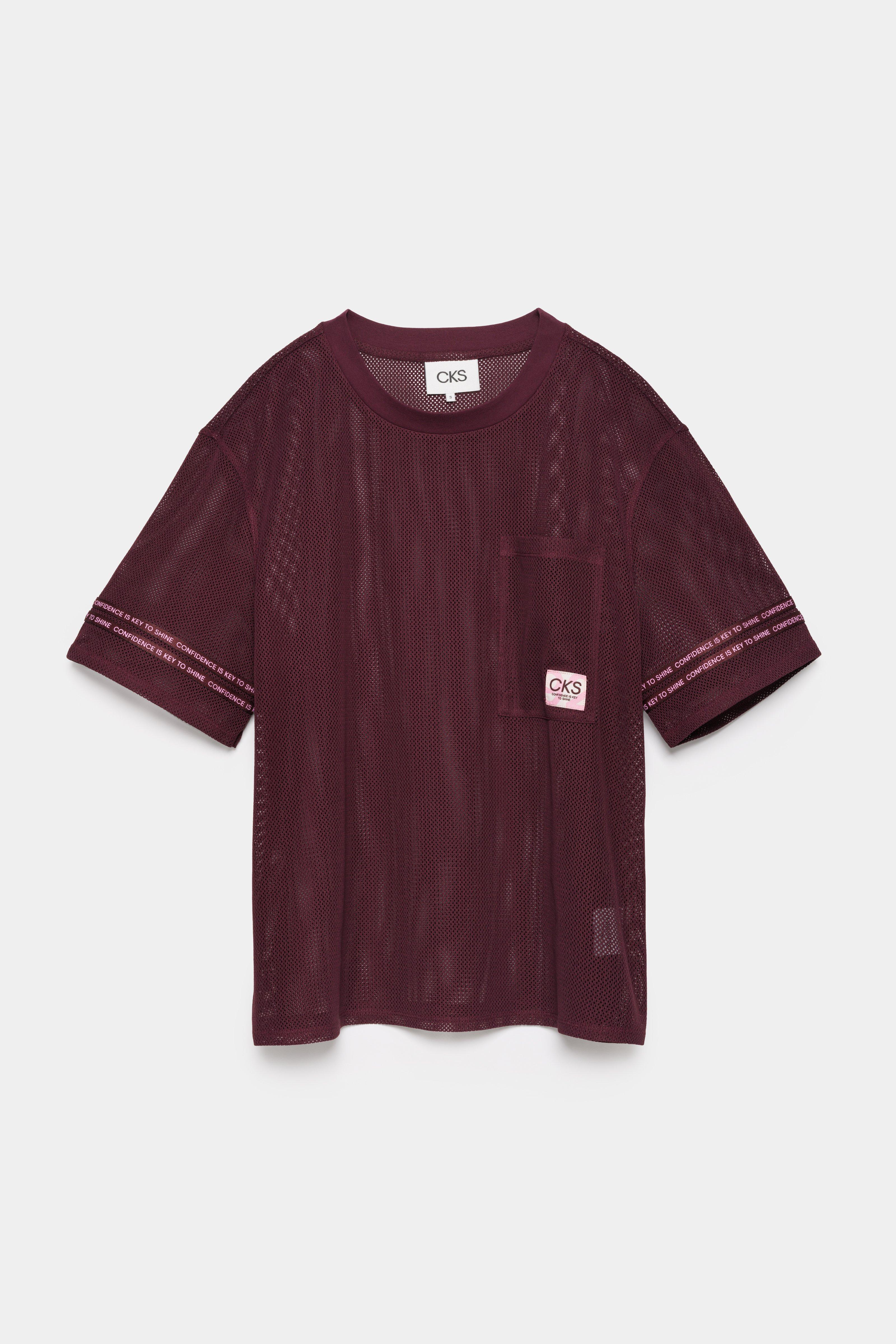 CKS - TESH - t-shirt korte mouwen - bordeaux