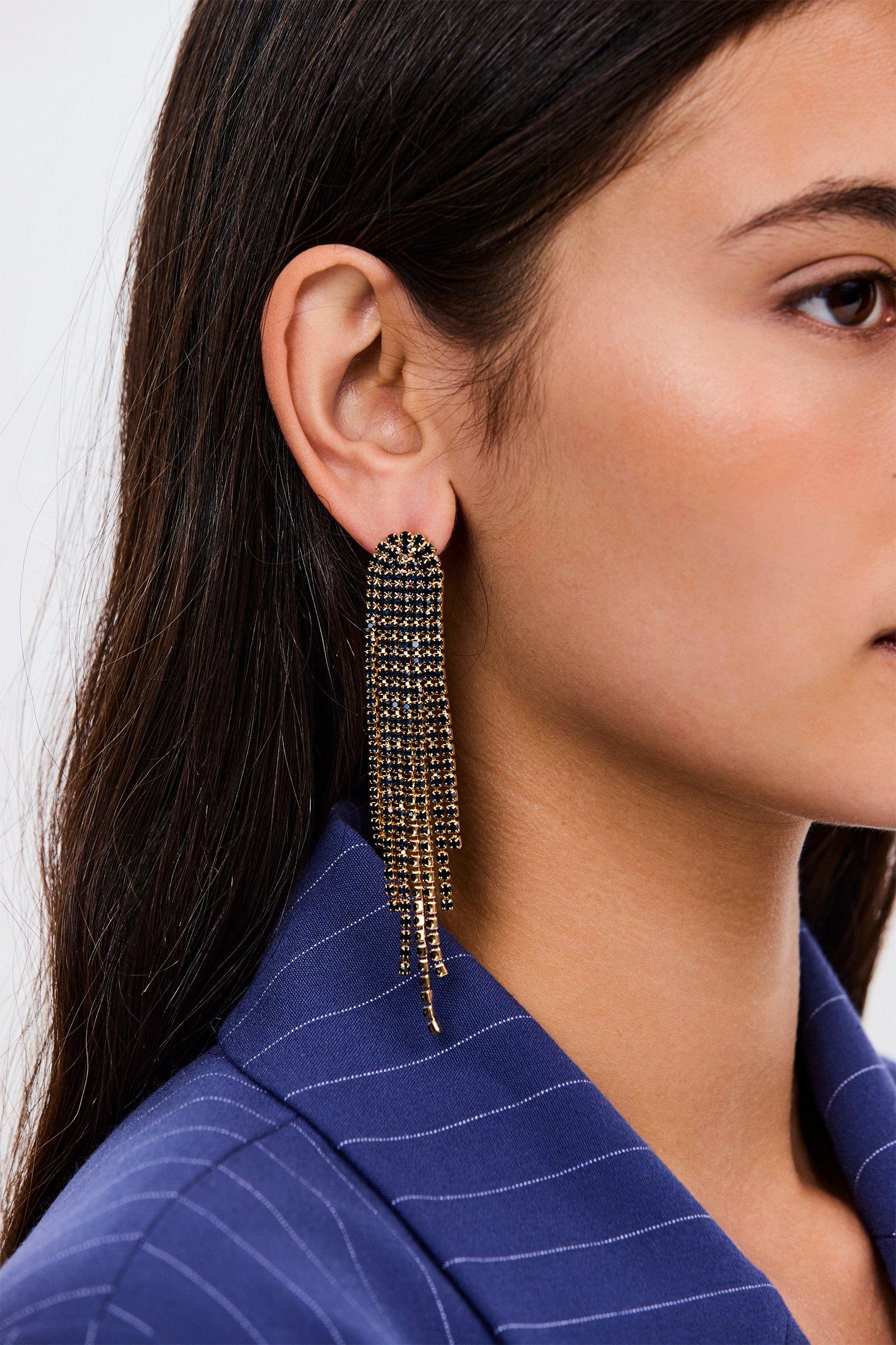 CKS - ALTEZZA - boucles d'oreilles - bleu