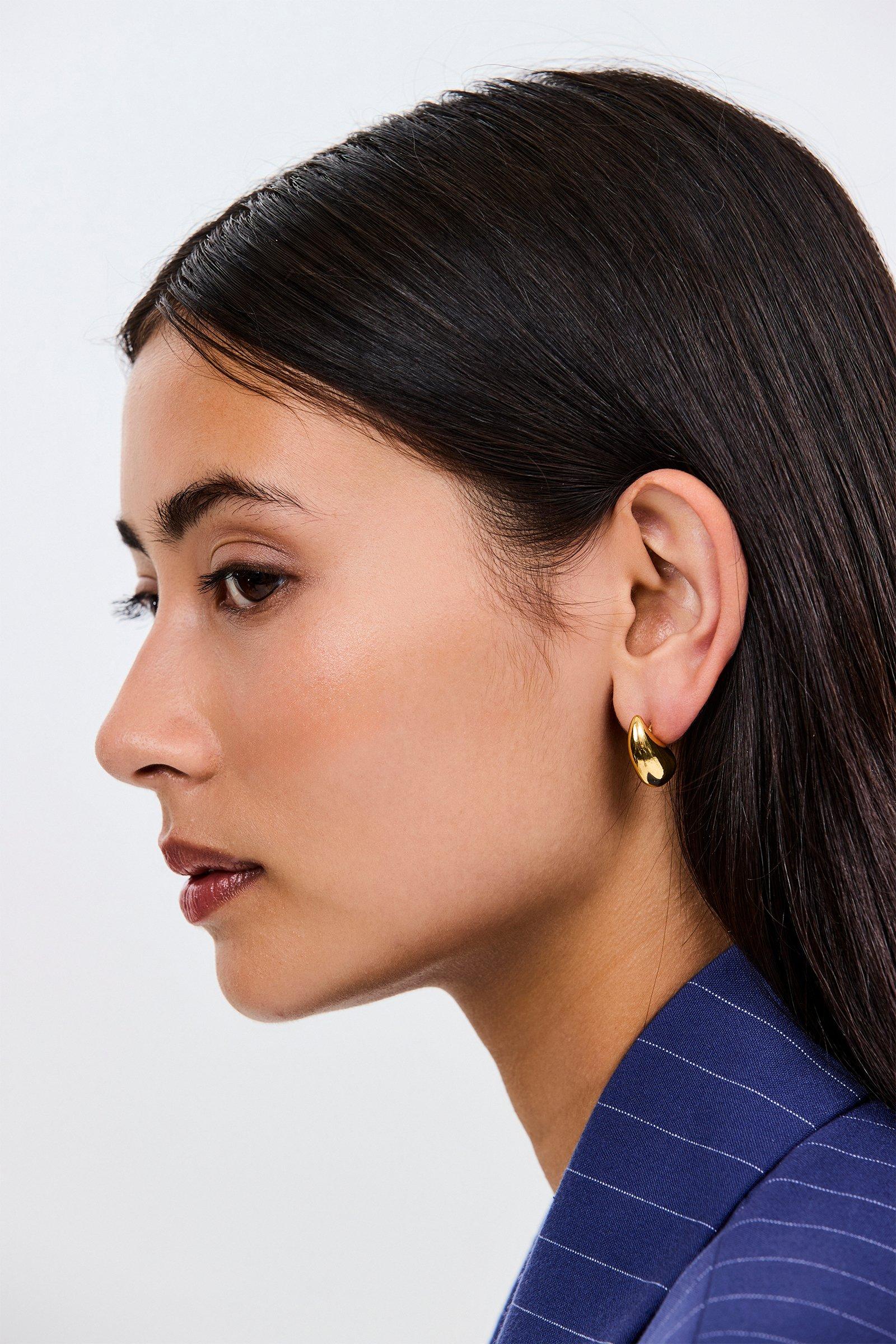 CKS - AUTRIA - boucles d'oreilles - jaune foncé