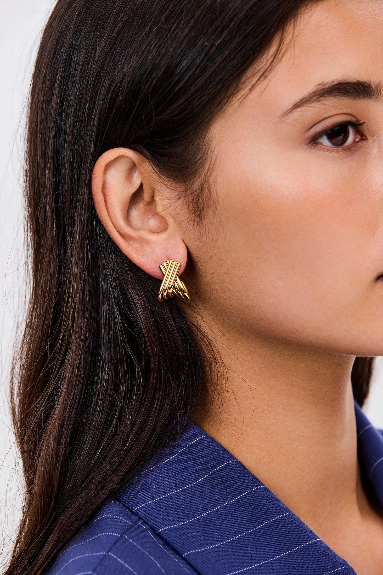 CKS - ALBERO - earrings - dark yellow