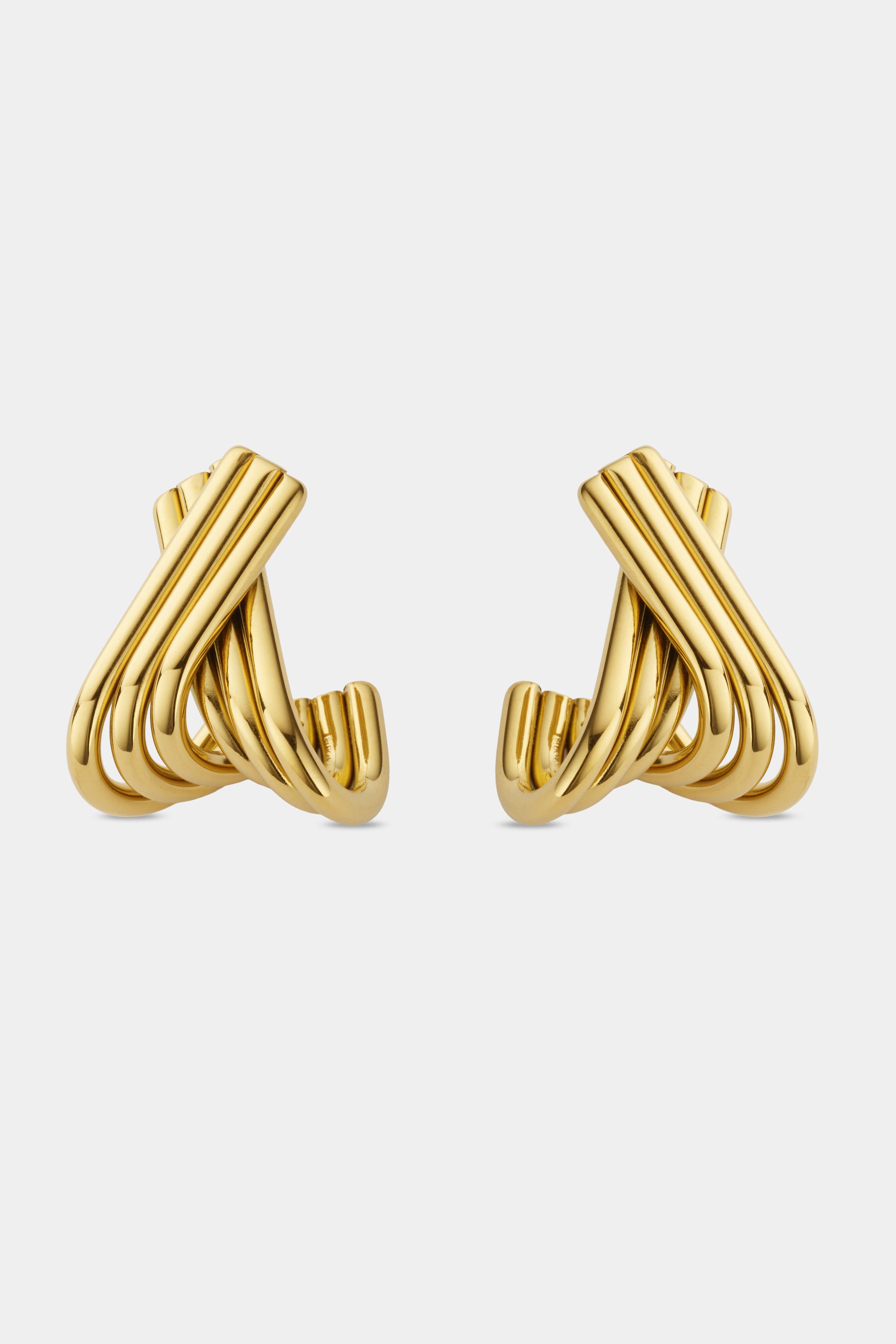 CKS - ALBERO - earrings - dark yellow