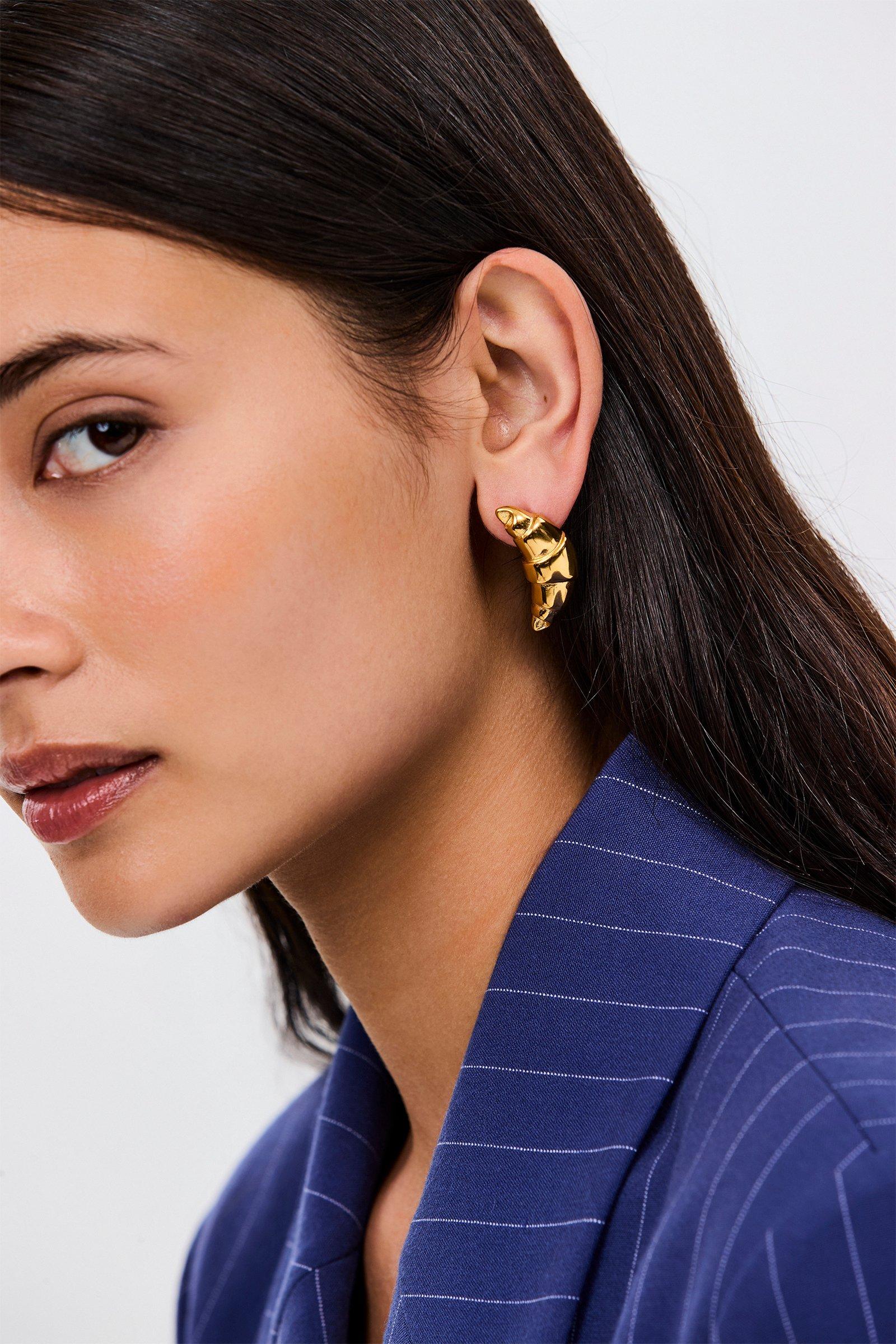 CKS - ACROIS - earrings - dark yellow