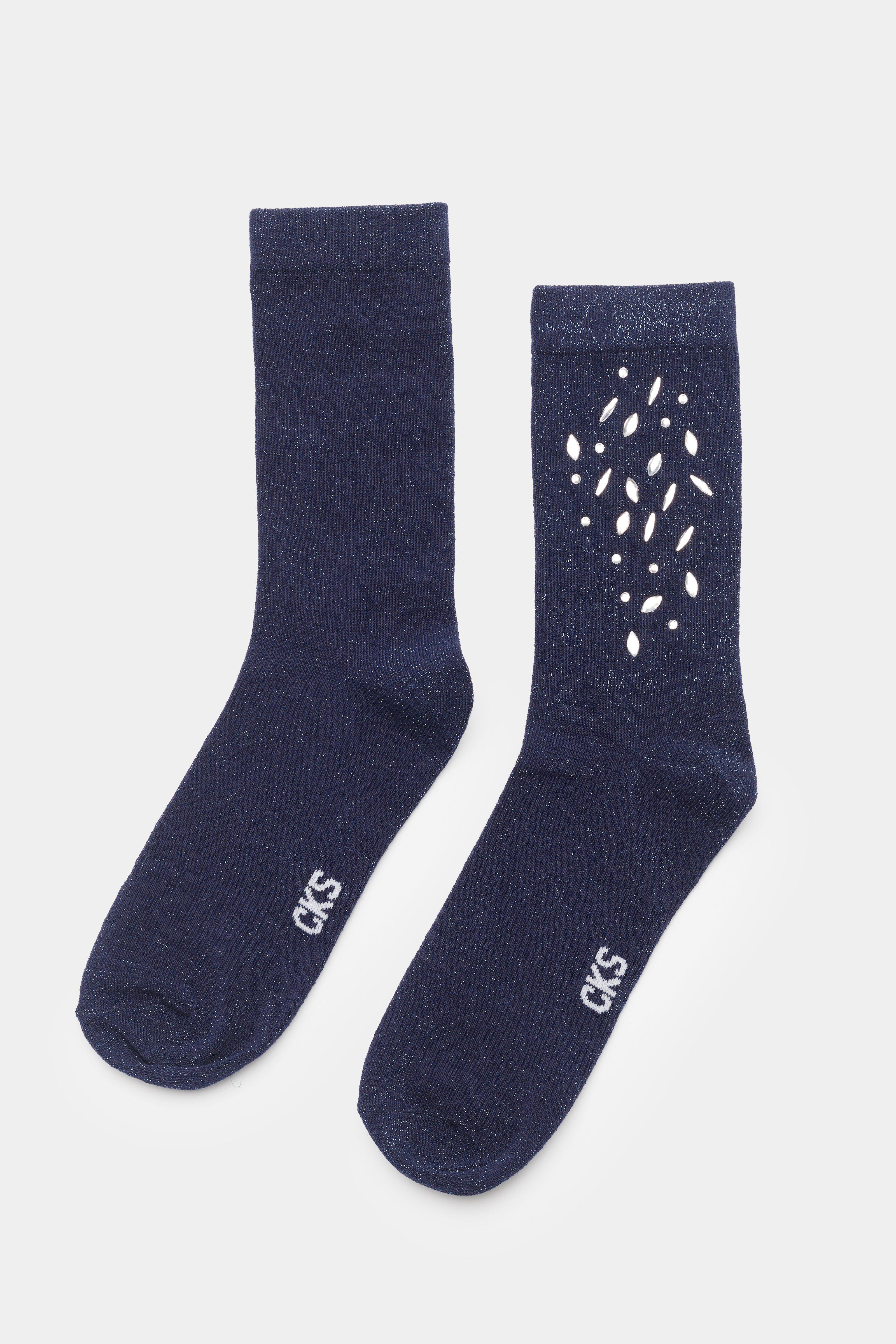 CKS - STRASS - socks - dark blue