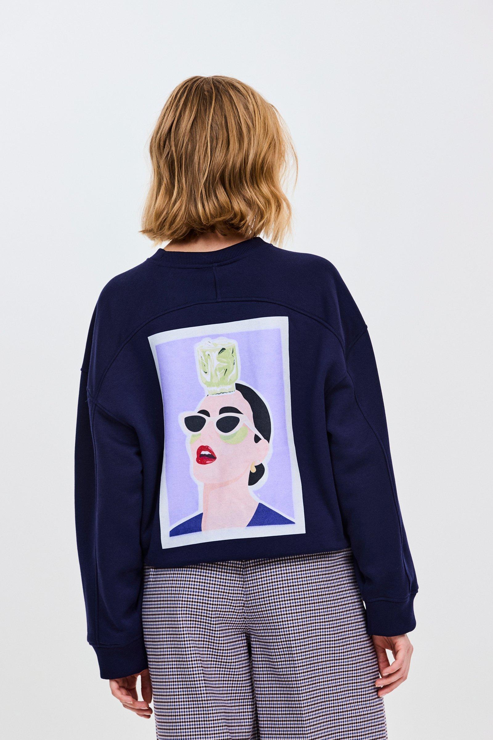 CKS - SWAN - sweater - donkerblauw