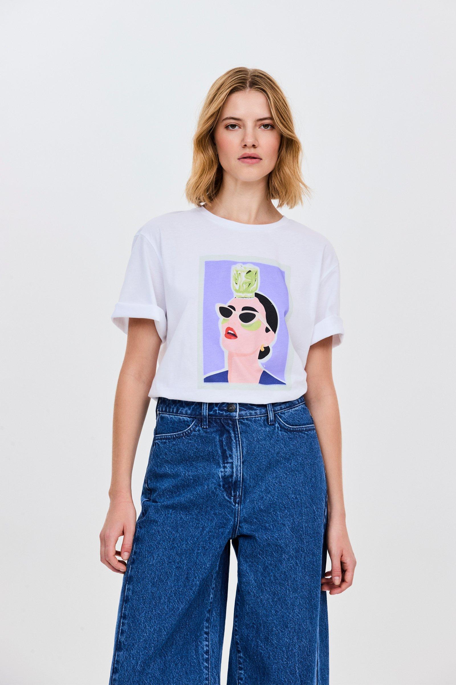 CKS - COMPLIMENT - T-Shirt Kurzarm - Weiß