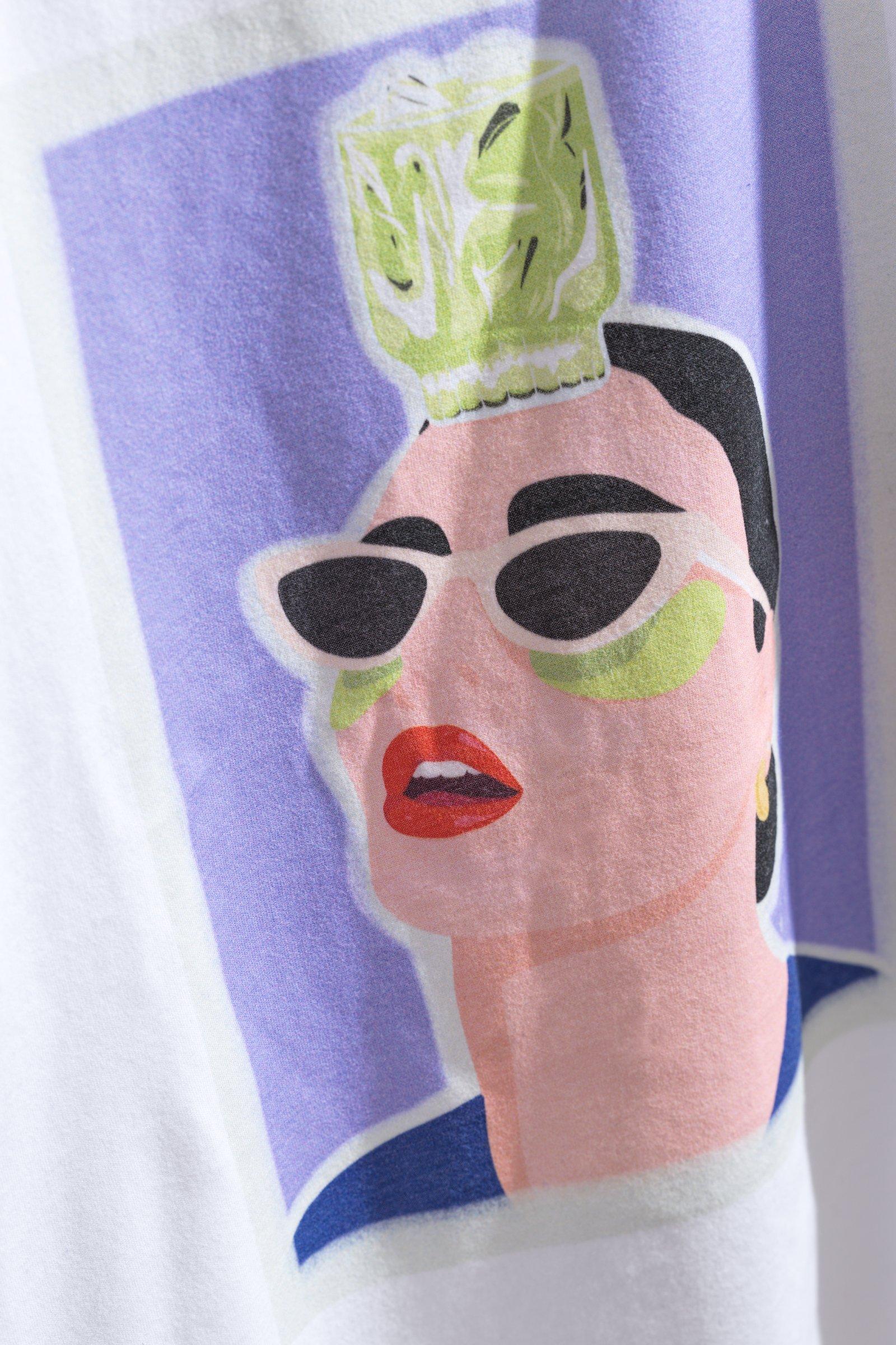 CKS - COMPLIMENT - t-shirt à manches courtes - blanc
