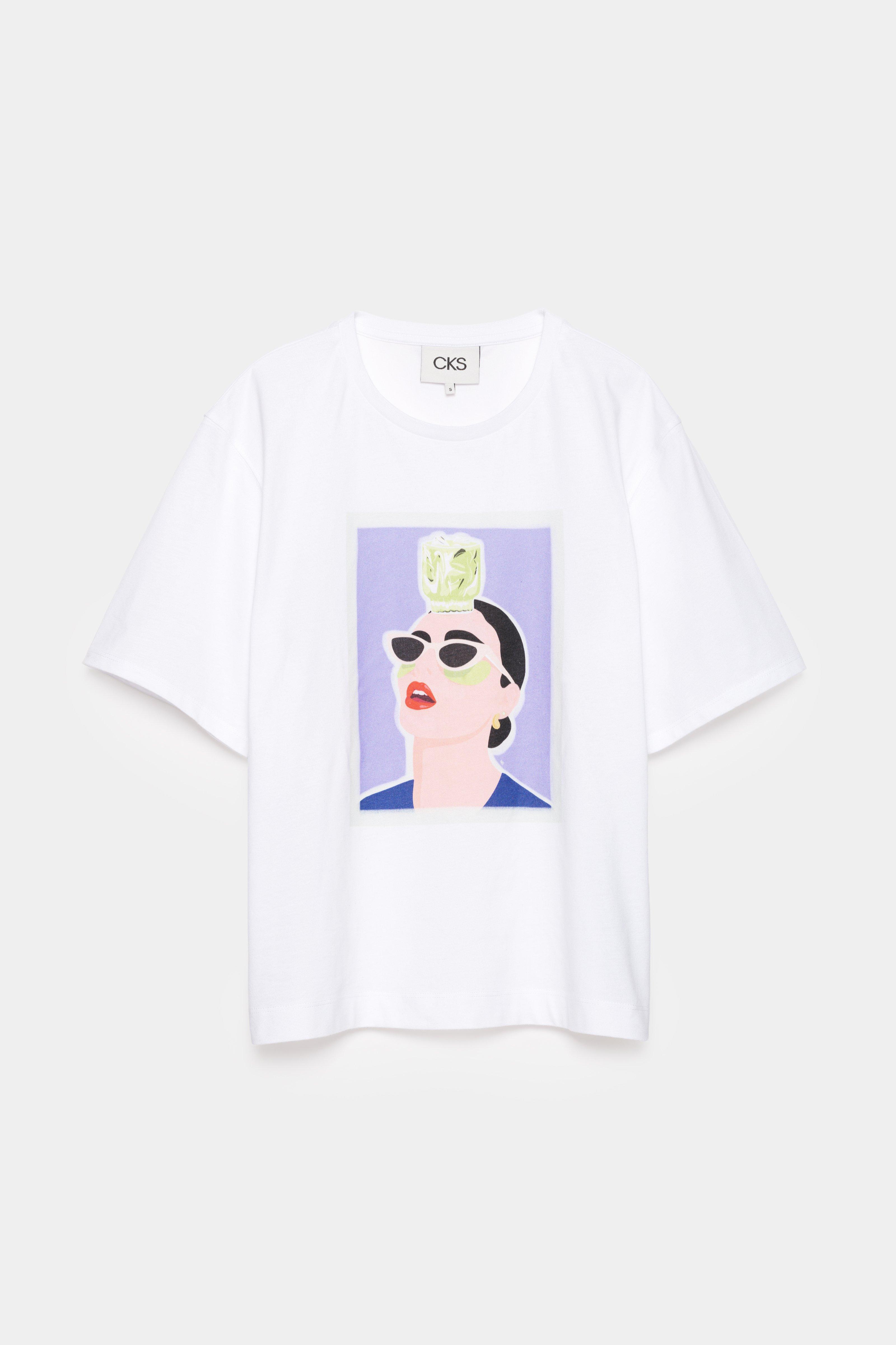 CKS - COMPLIMENT - t-shirt korte mouwen - wit