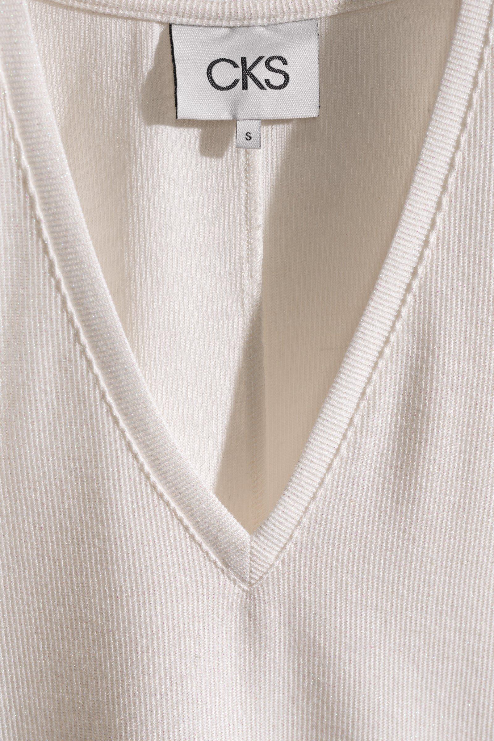 CKS - ELDODEEP - t-shirt &agrave; manches courtes - blanc
