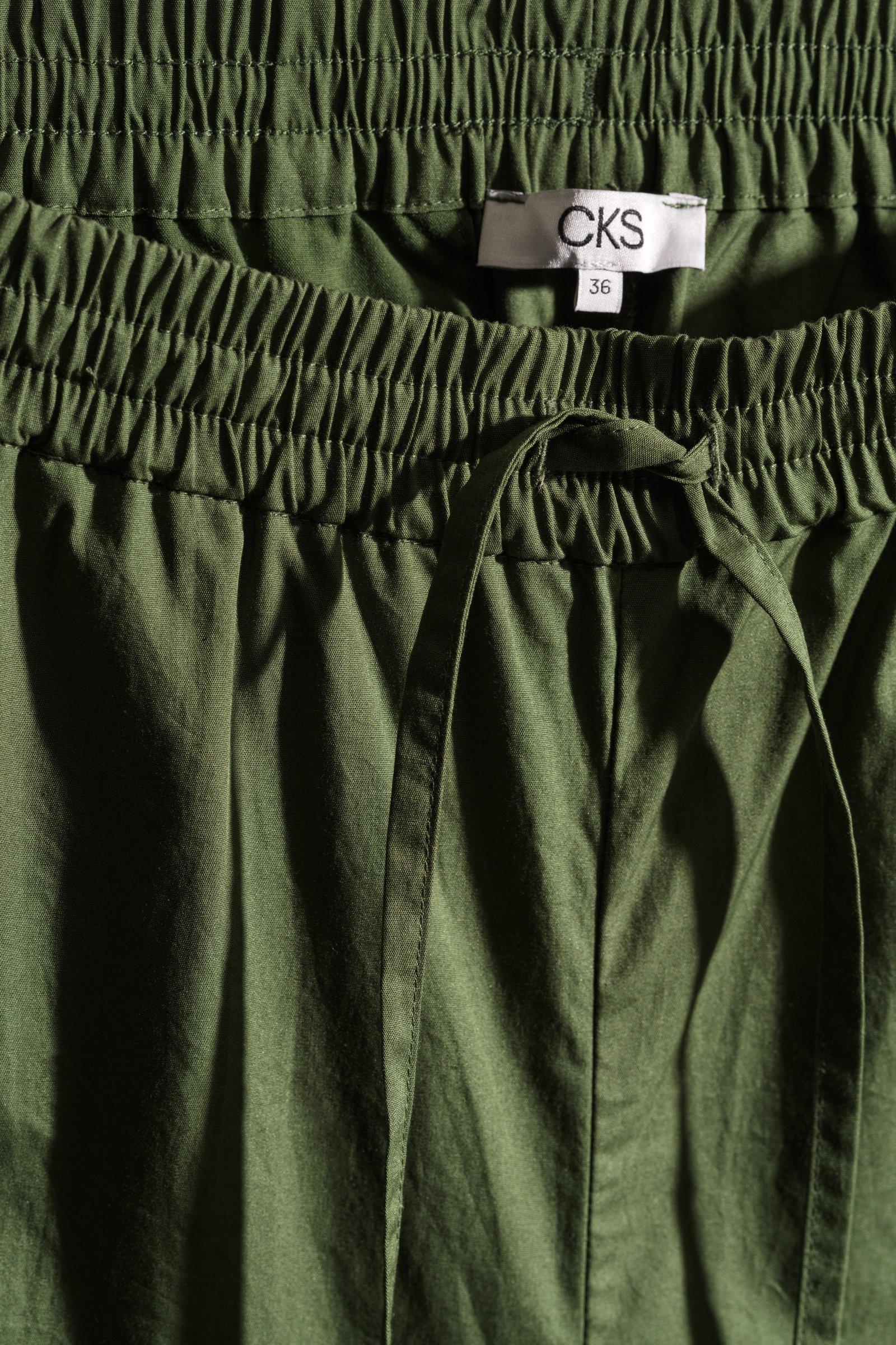 CKS - TOBYWIDE - Lange Hose - Dunkelgr&uuml;n