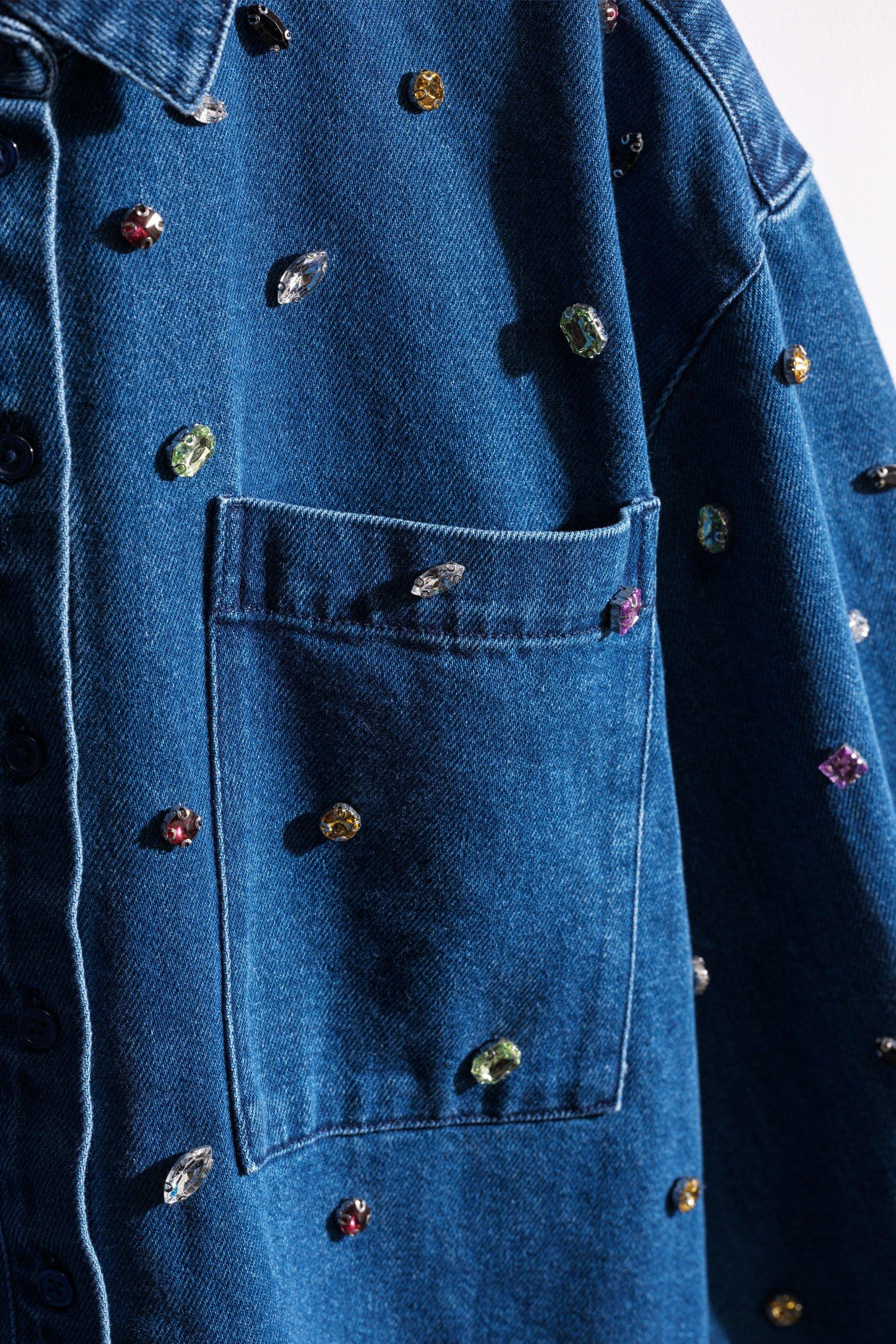 CKS - SPRINKLE - denim jacket - blue