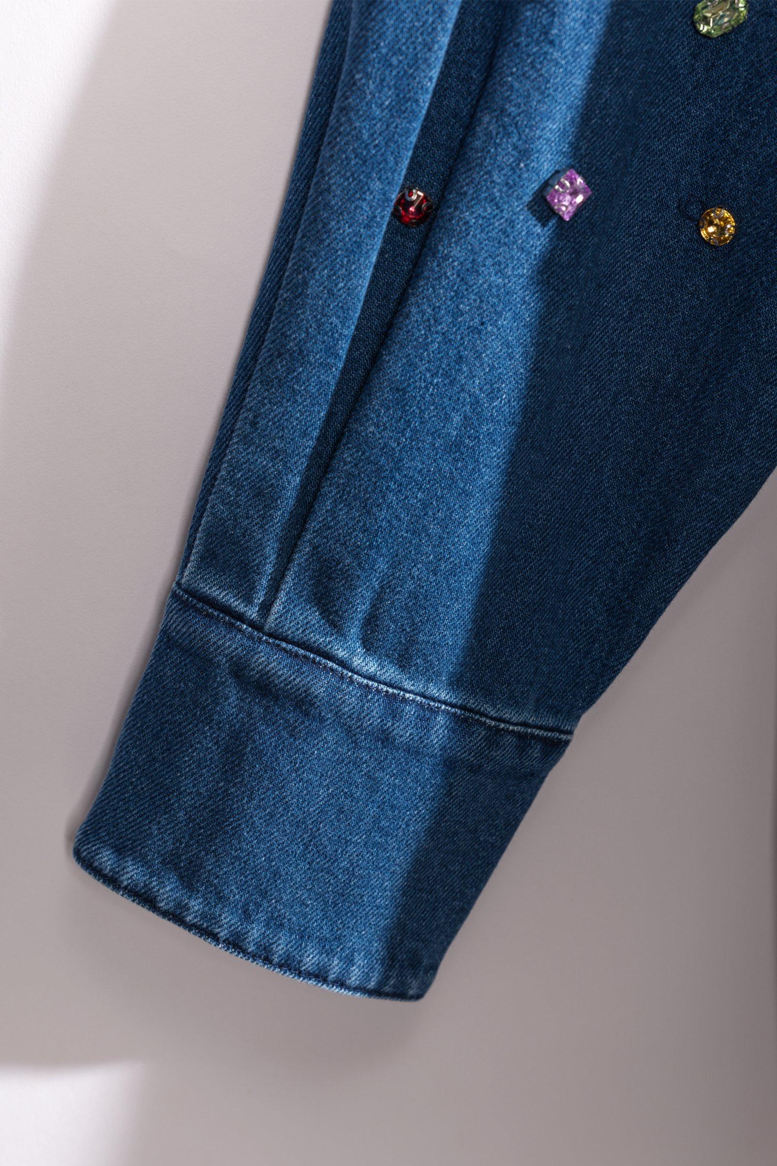 CKS - SPRINKLE - denim jacket - blue