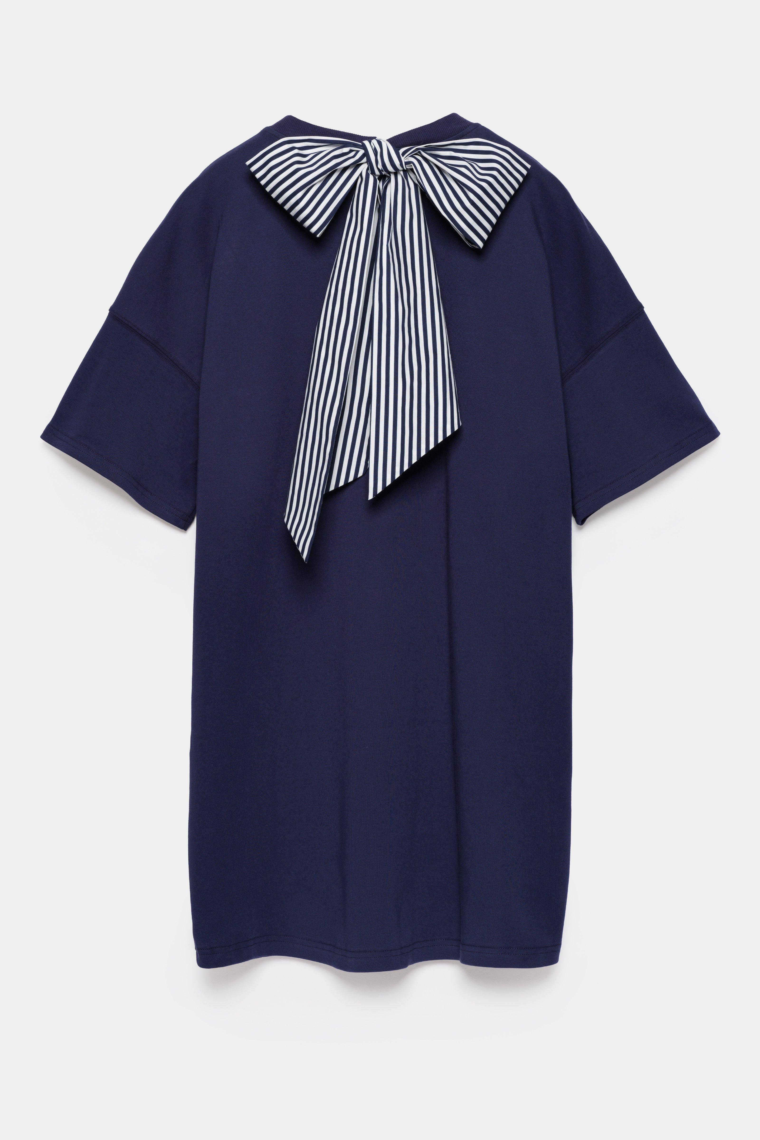 CKS - DYE - korte jurk - donkerblauw