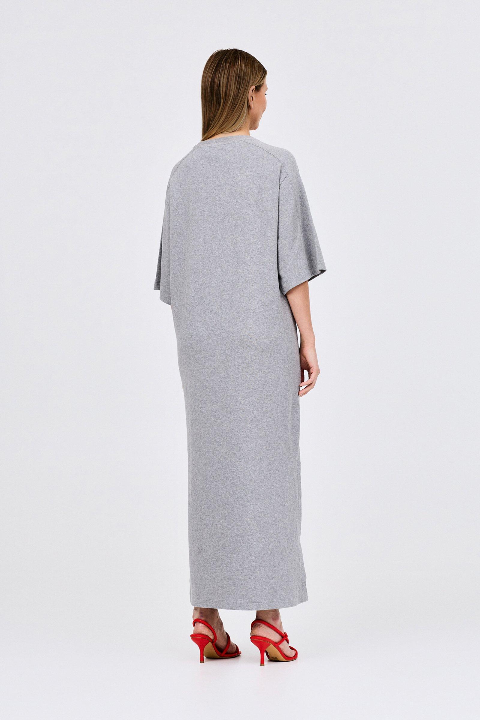 CKS - DIZZY - robe longue - gris