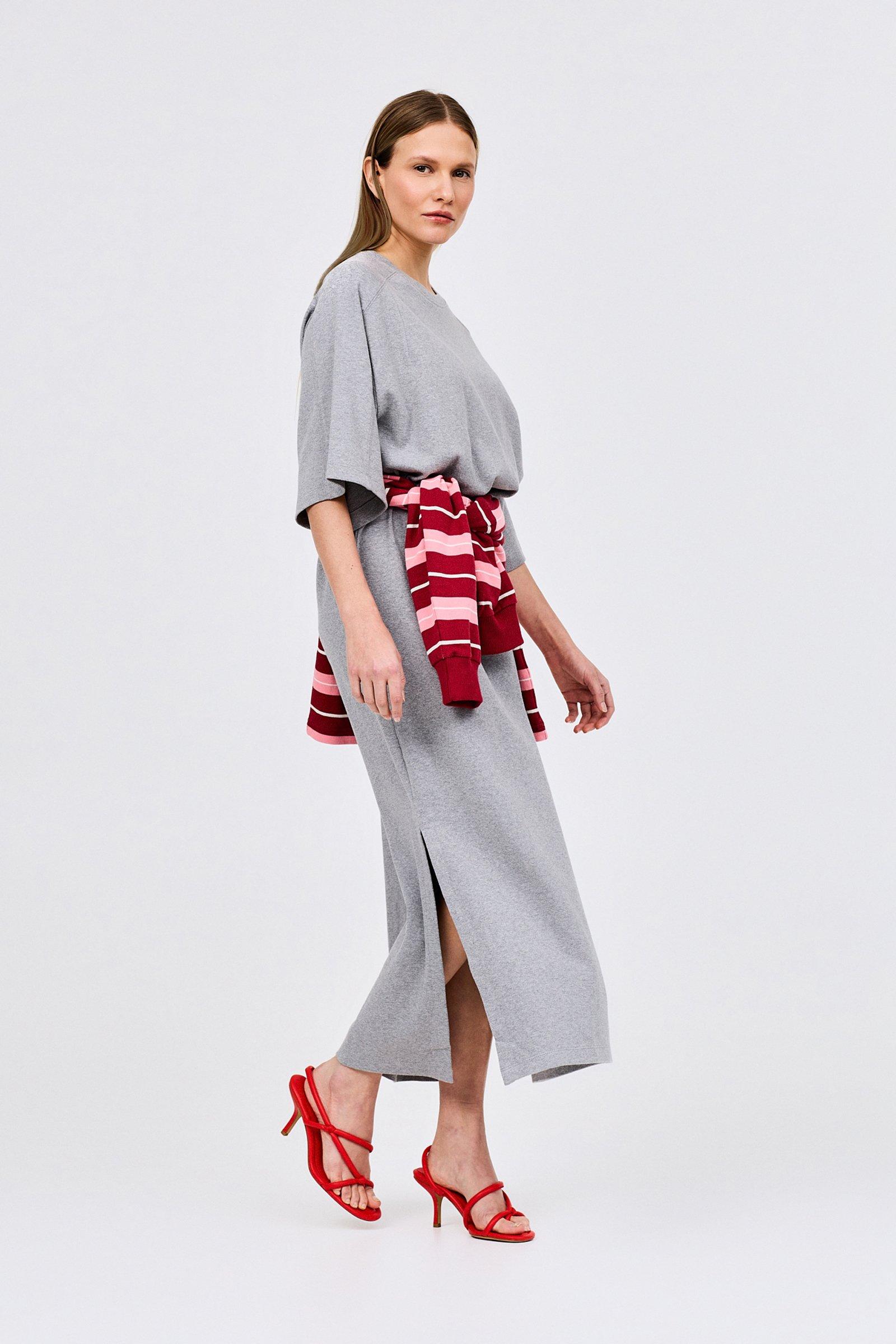 CKS - DIZZY - Langes Kleid - Grau