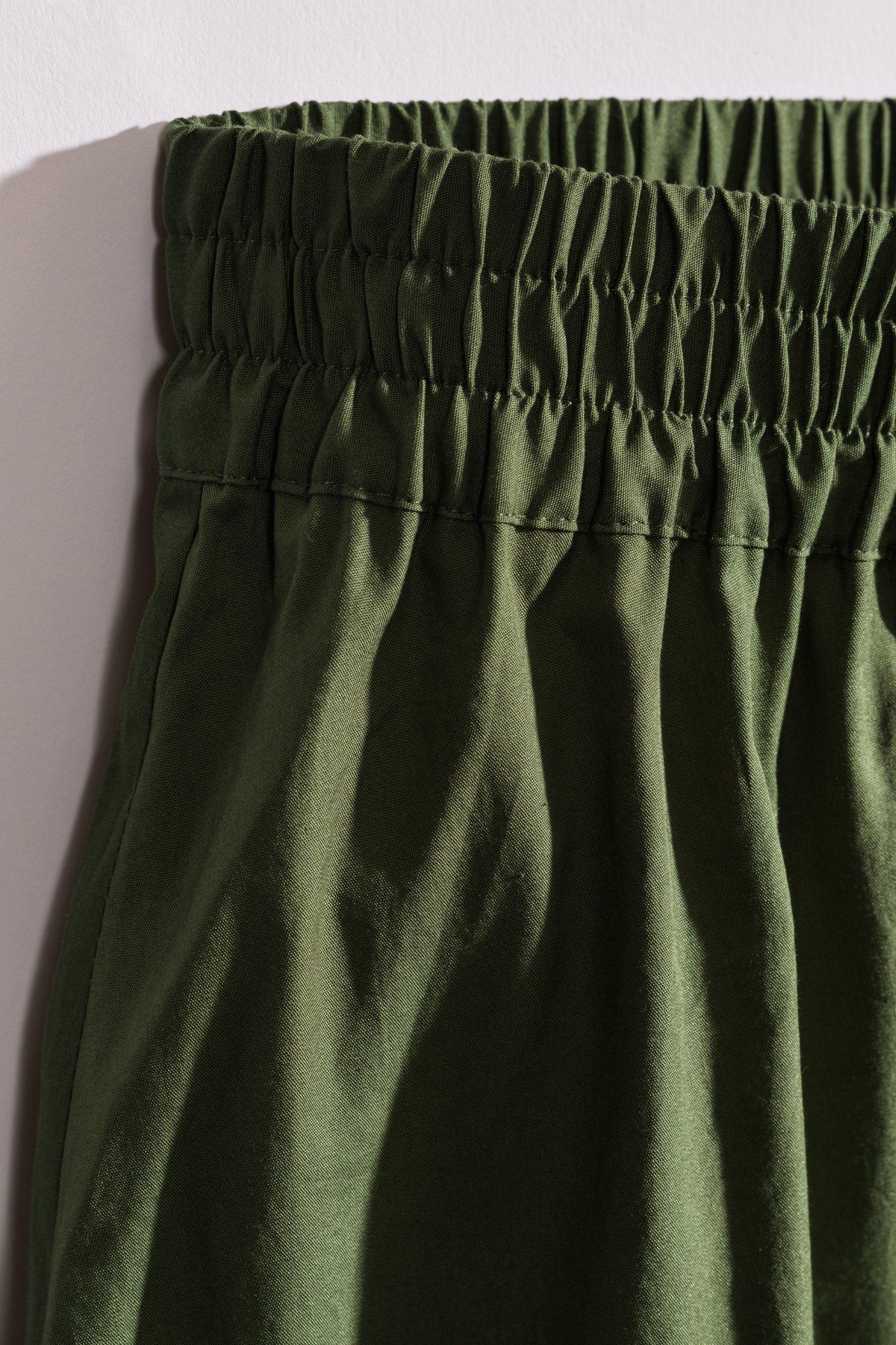 CKS - SKALLIENO - lange rok - khaki