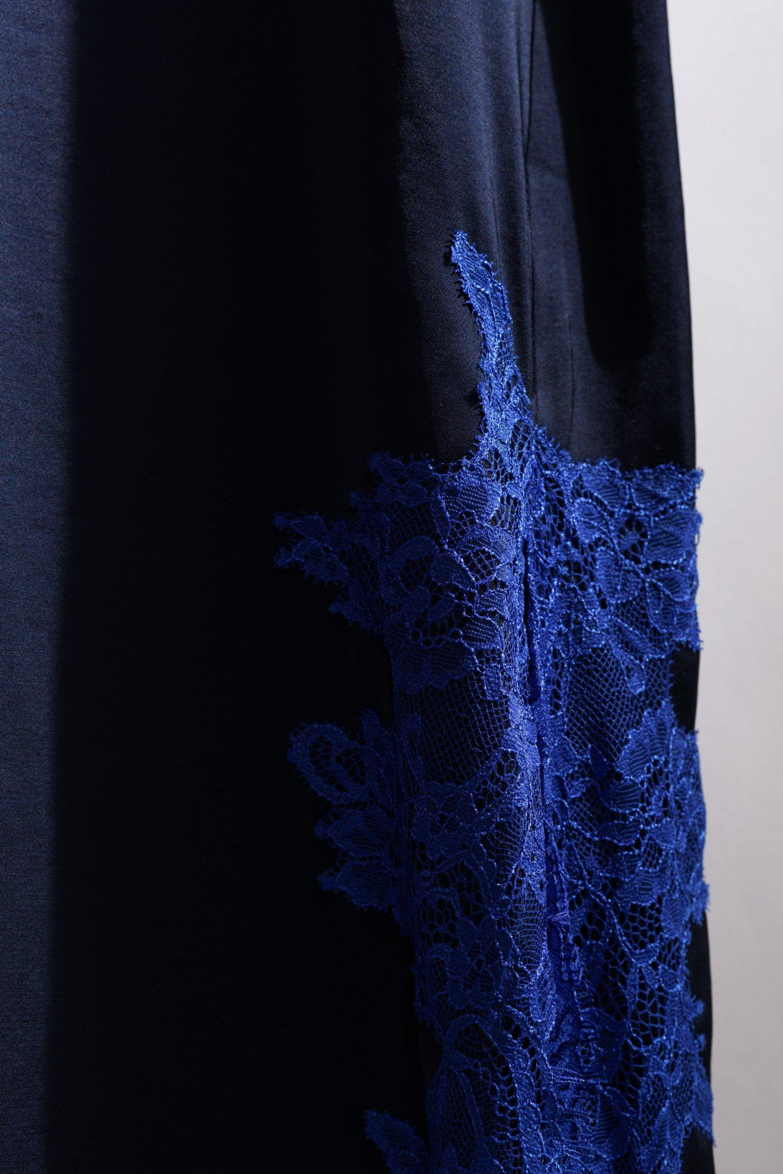 CKS - DASHING - robe longue - bleu foncé