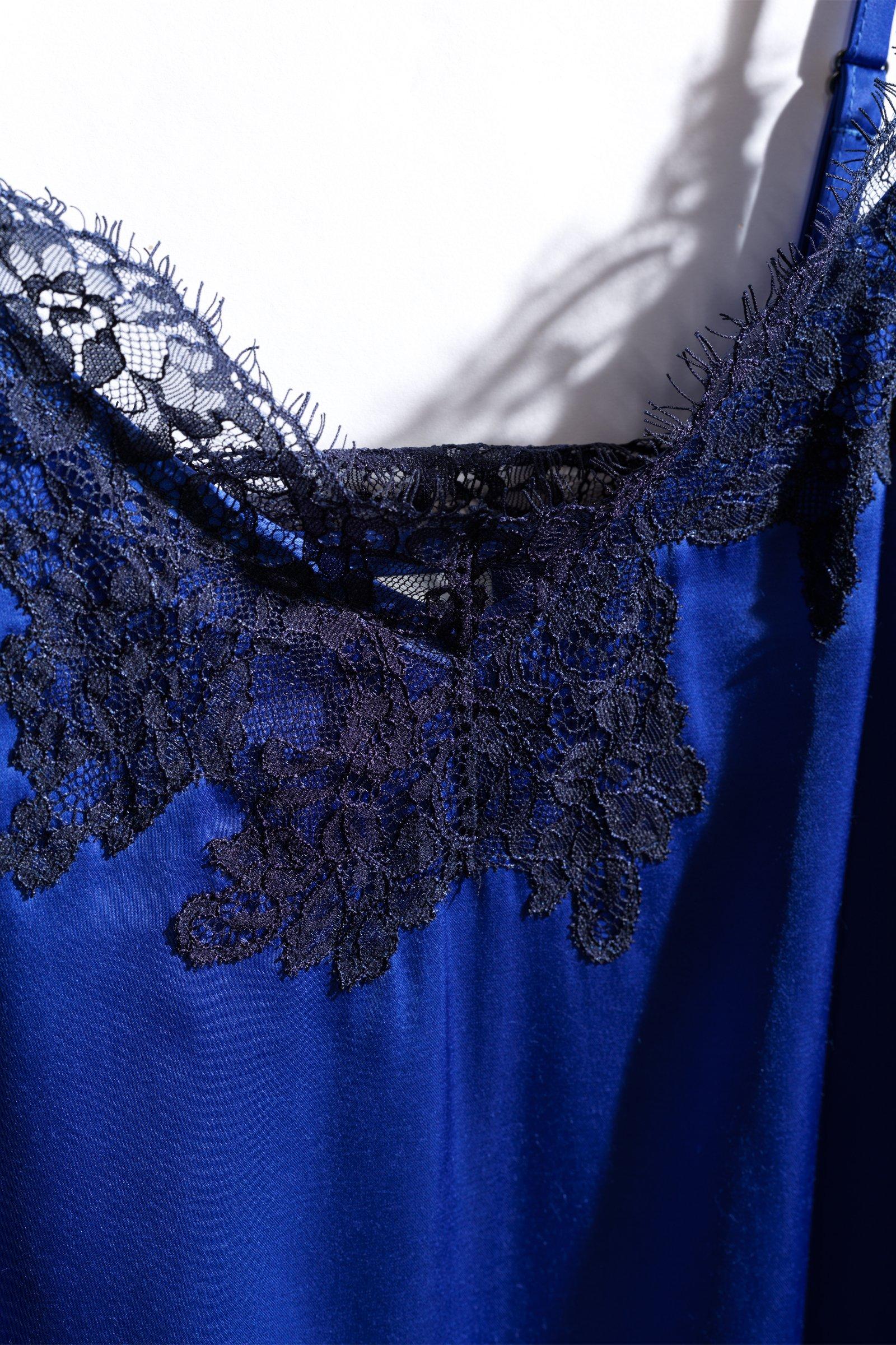 CKS - SLACY - mouwloze top - intens blauw