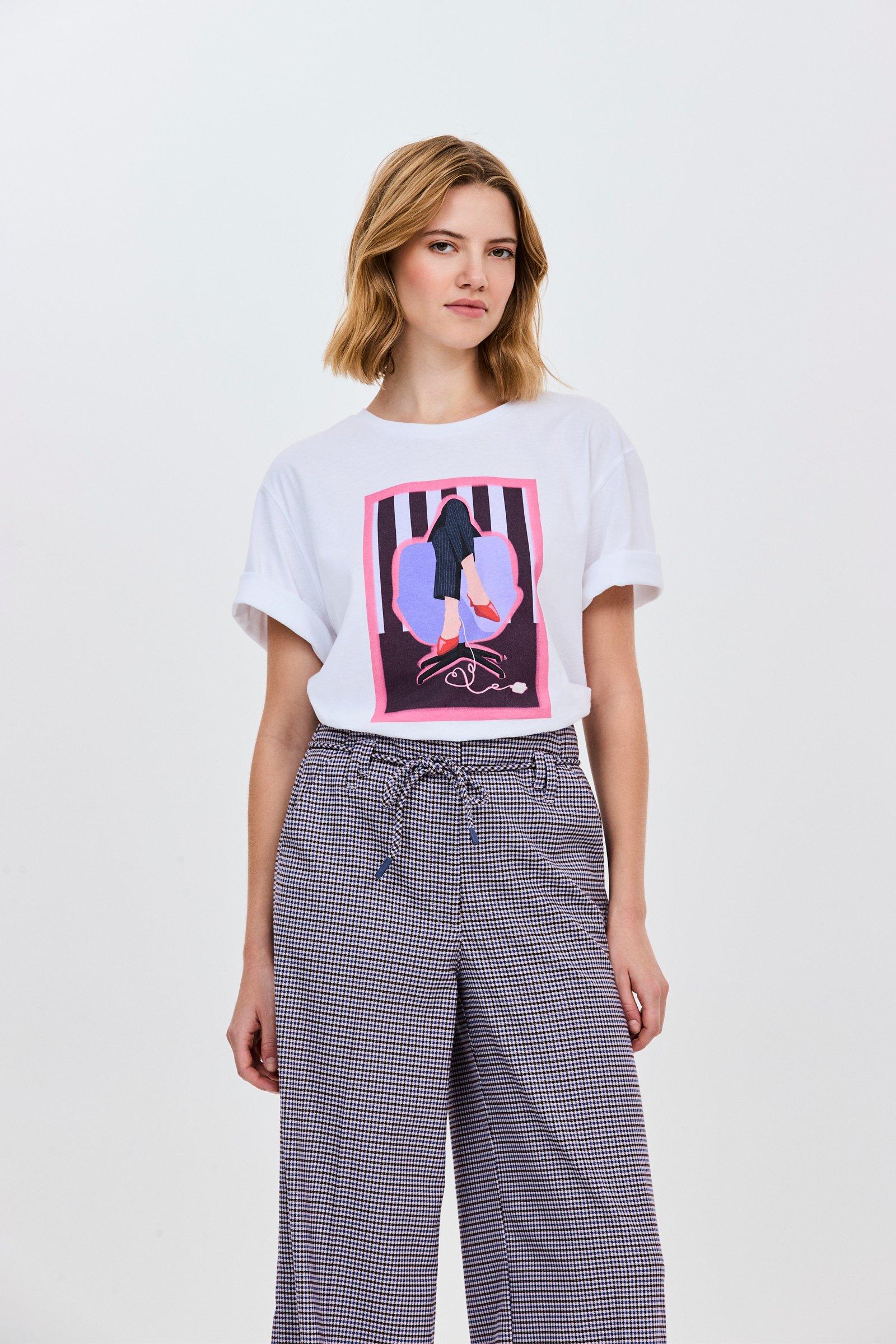 CKS - UNPLUGGED - t-shirt korte mouwen - wit