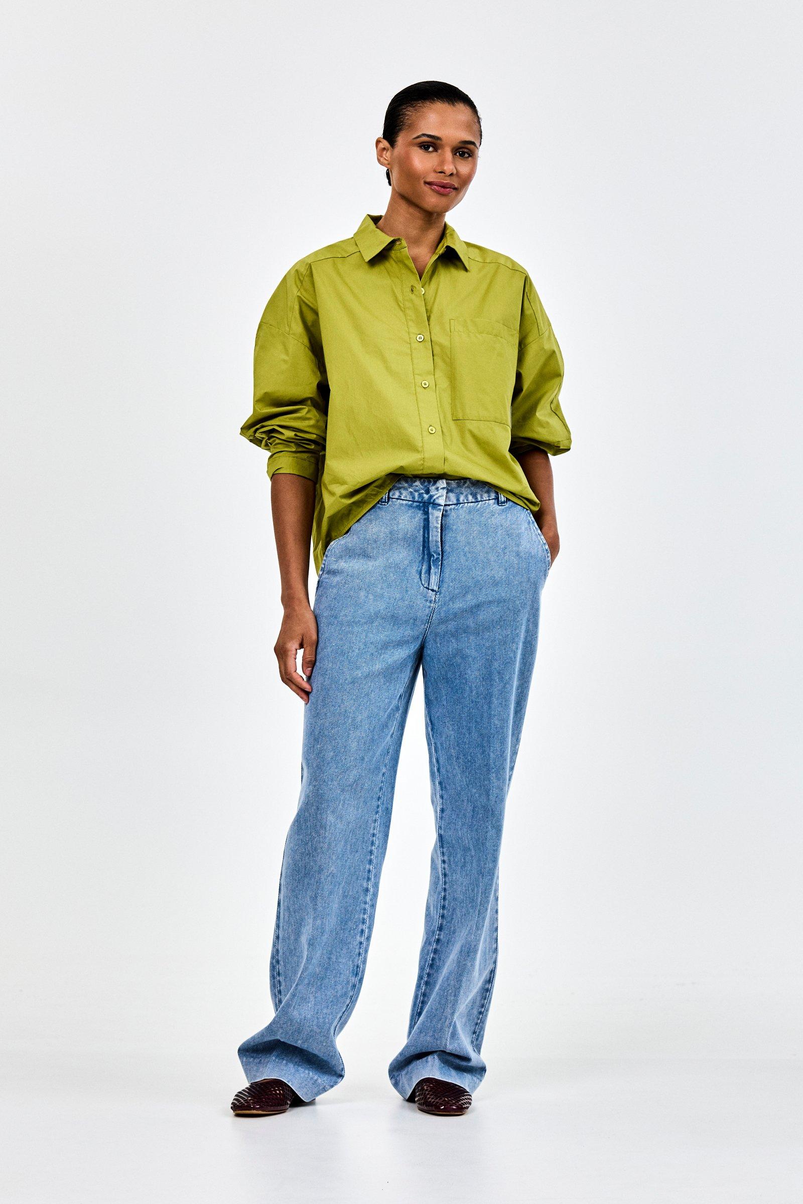 CKS - TONKSA - lange broek - lichtblauw