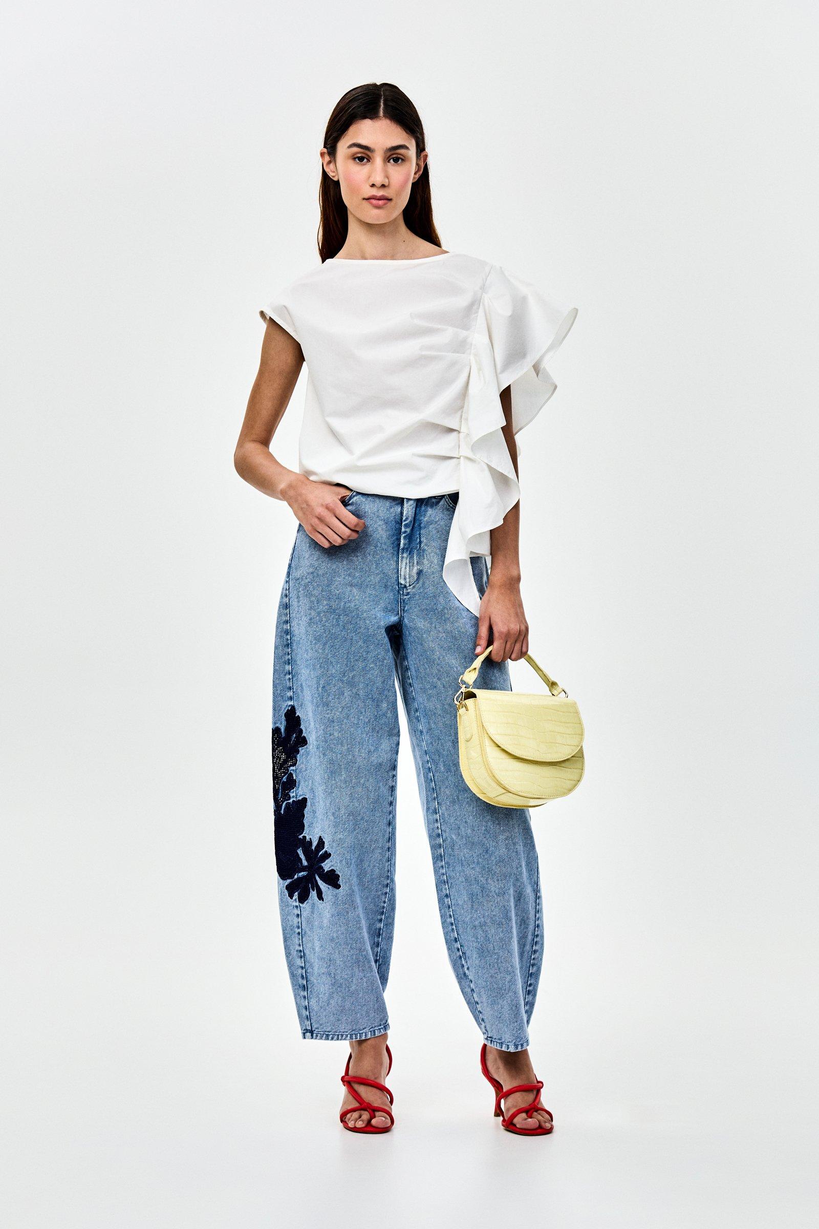 CKS - SABLE - Bluse Kurze &Auml;rmel - Wei&szlig;