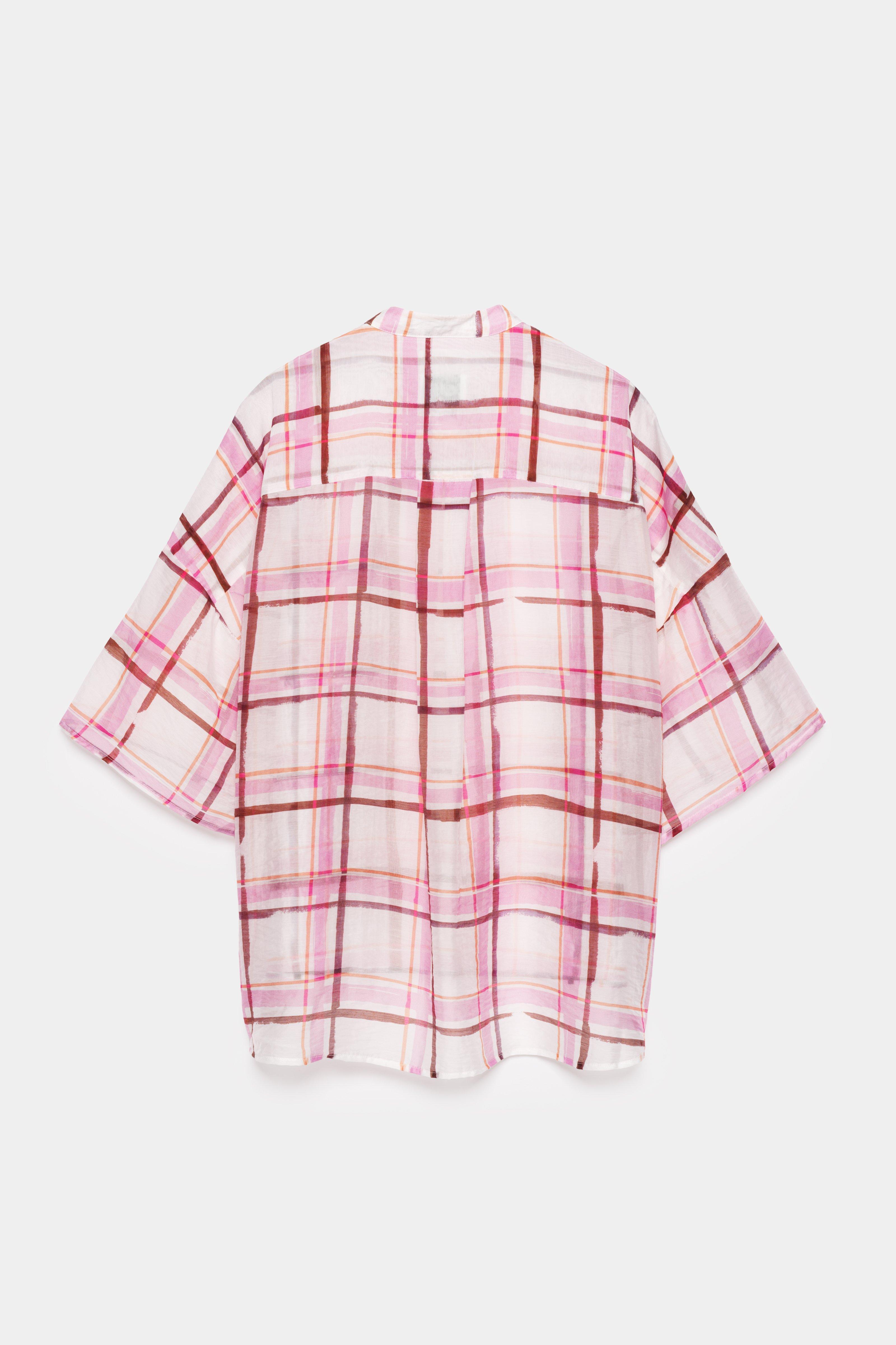 CKS - SIMPLUS - blouse korte mouwen - lichtroze