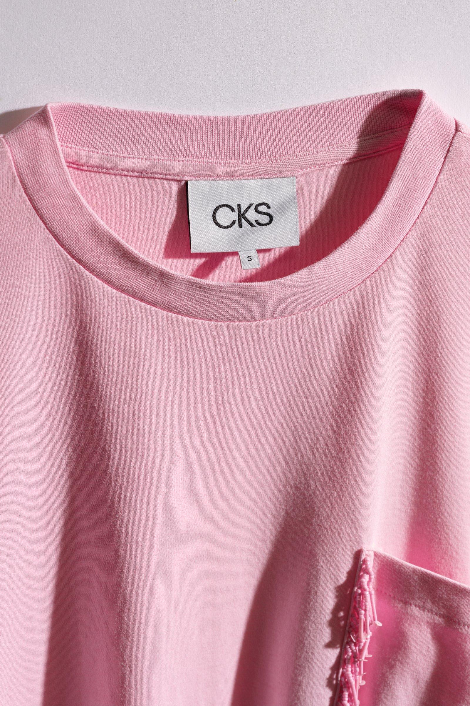 CKS - TIES - t-shirt short sleeves - light pink