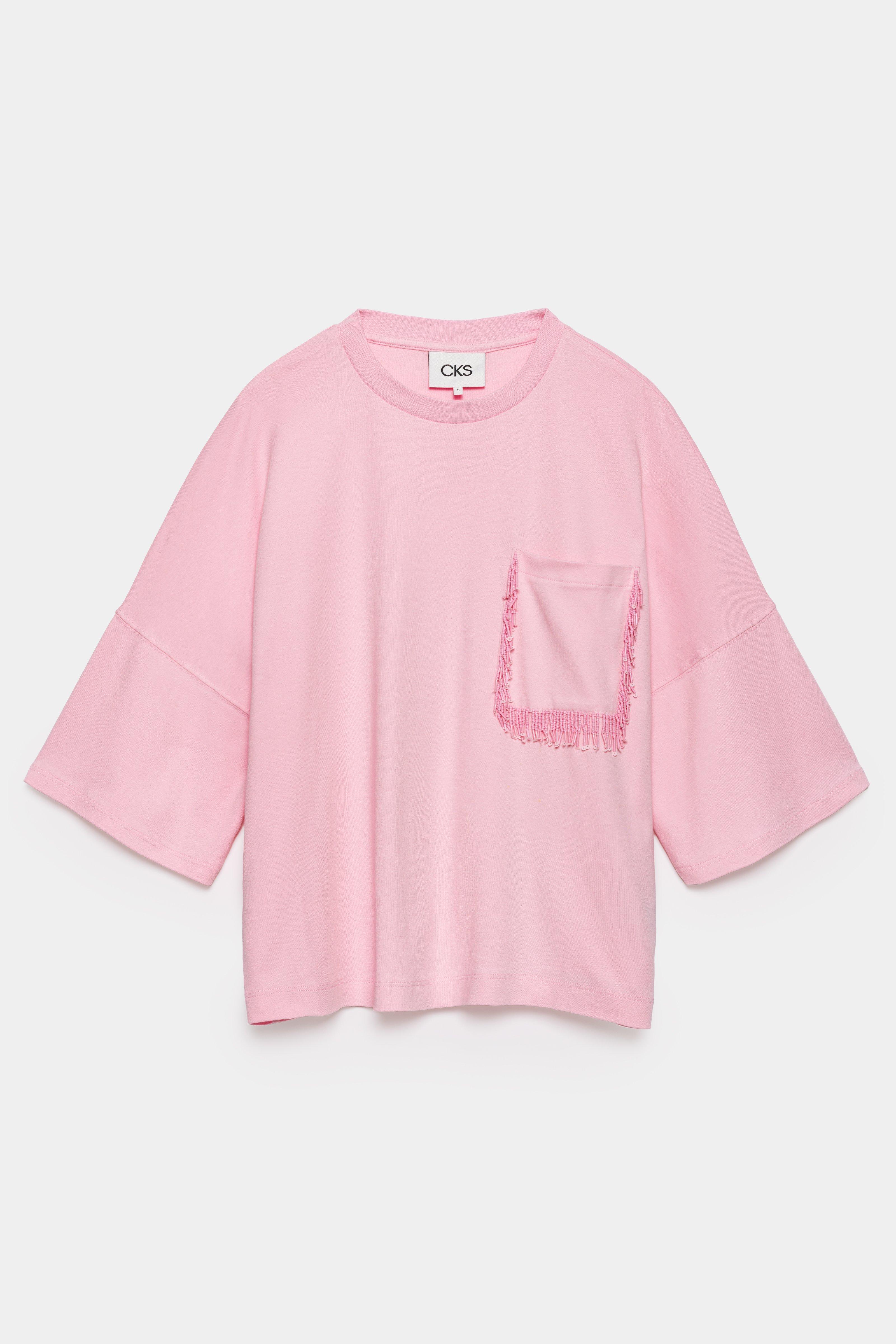 CKS - TIES - t-shirt short sleeves - light pink